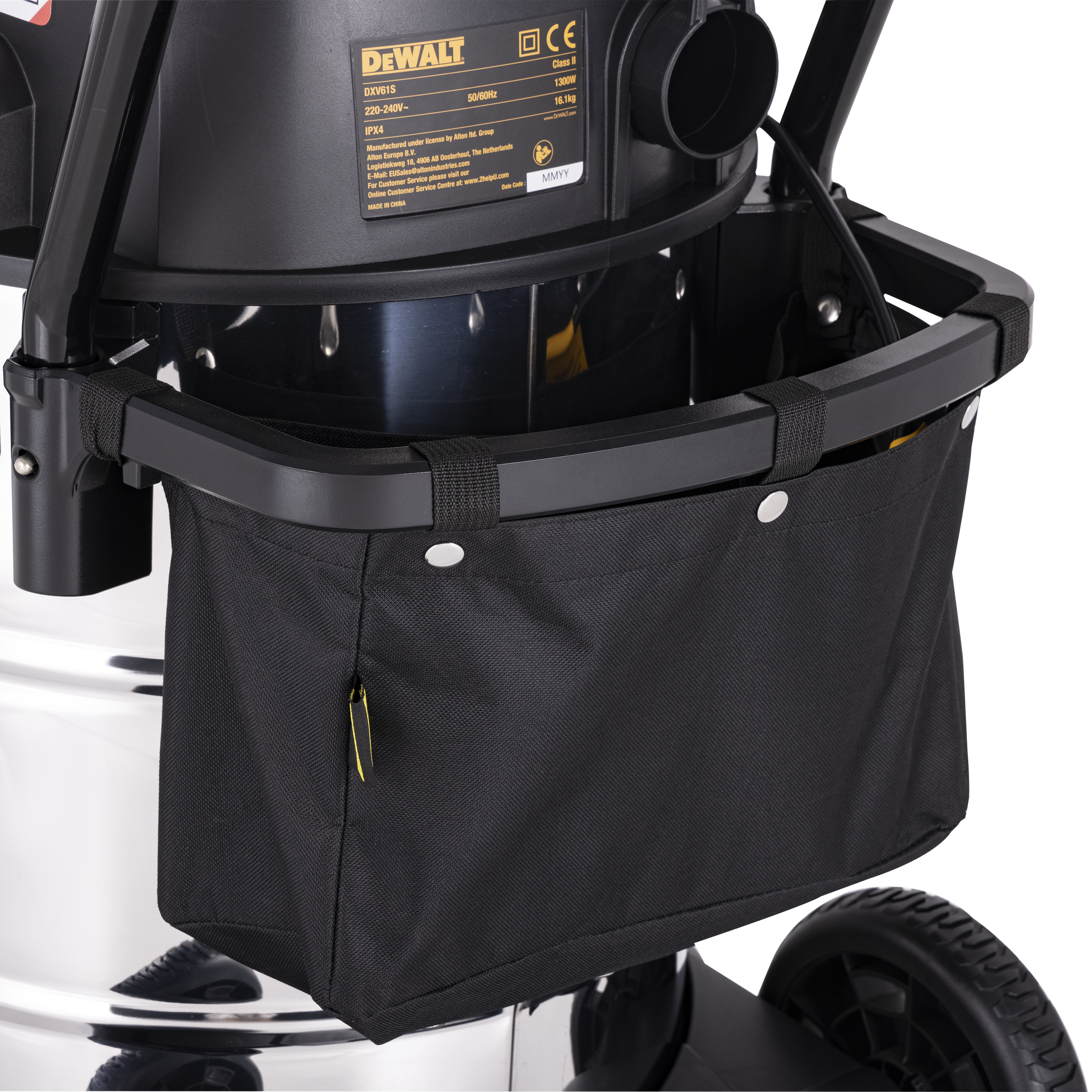 DeWalt stille bouwstofzuiger nat/droog 61L, DXV61S-QT Image 22