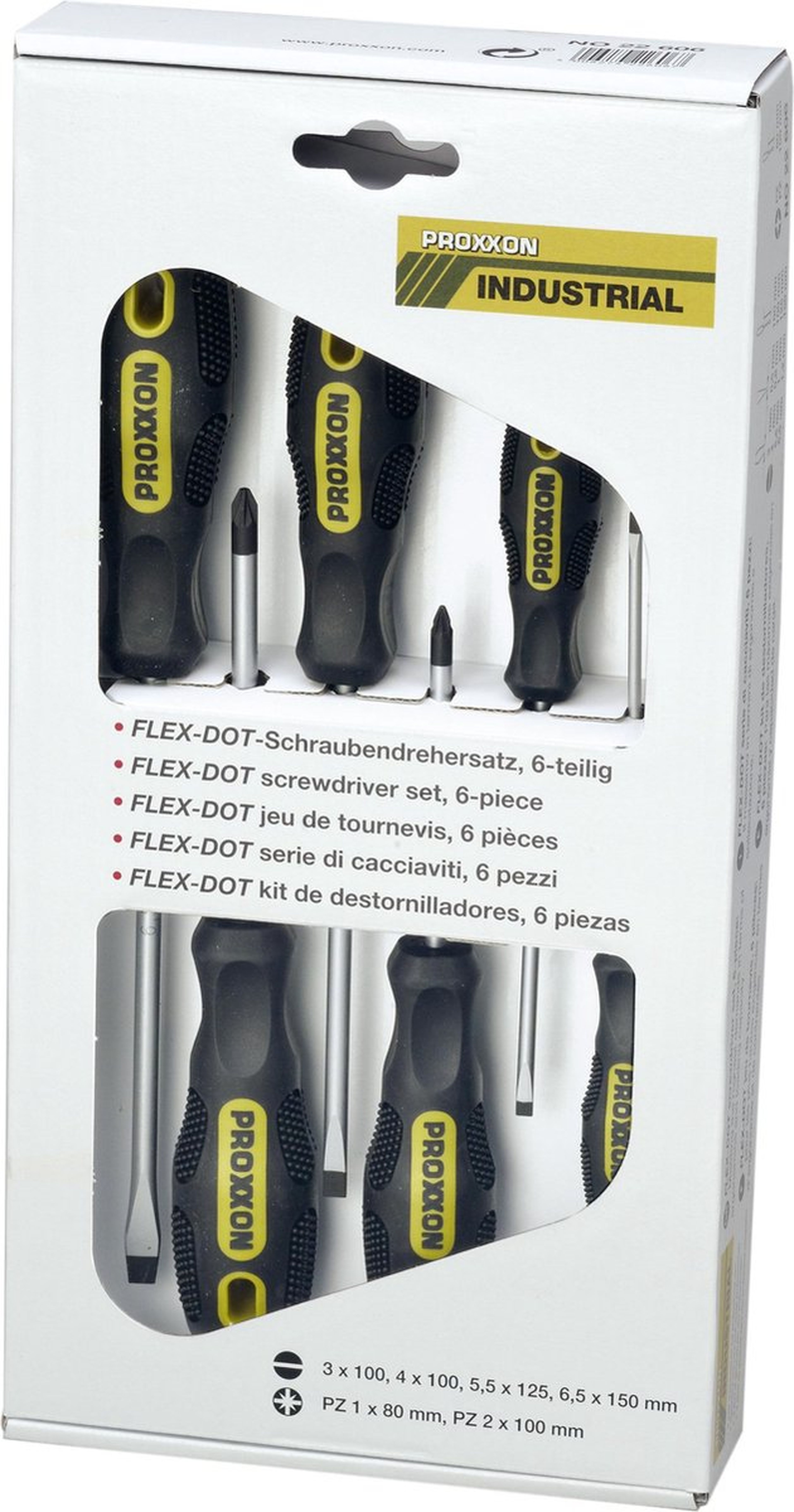 Set di cacciaviti Proxxon industrial FLEX-DOT da 6 pezzi, 22606 Image 2