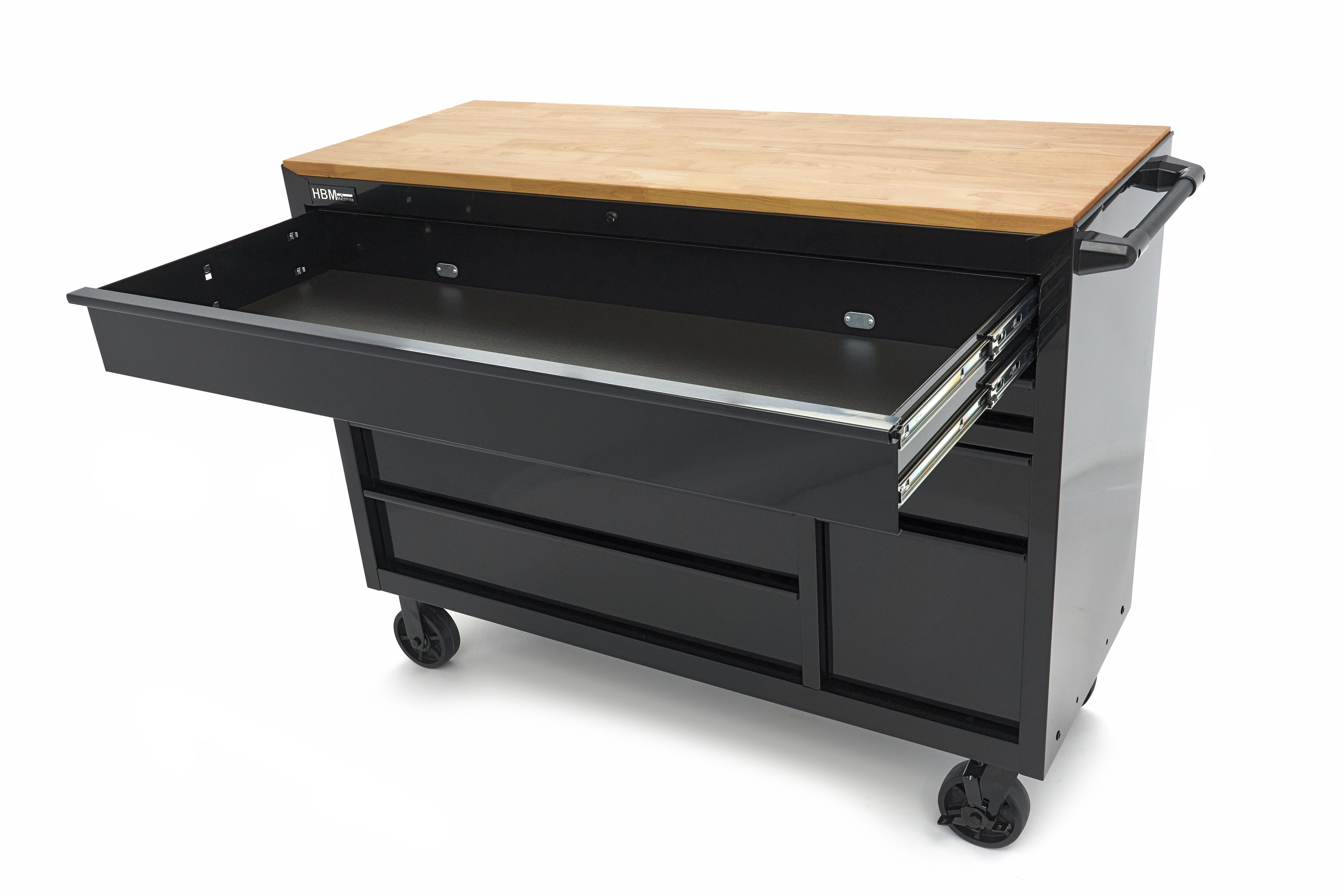 HBM gereedschapswagen, 8 laden, 142 cm, zwart Image 19