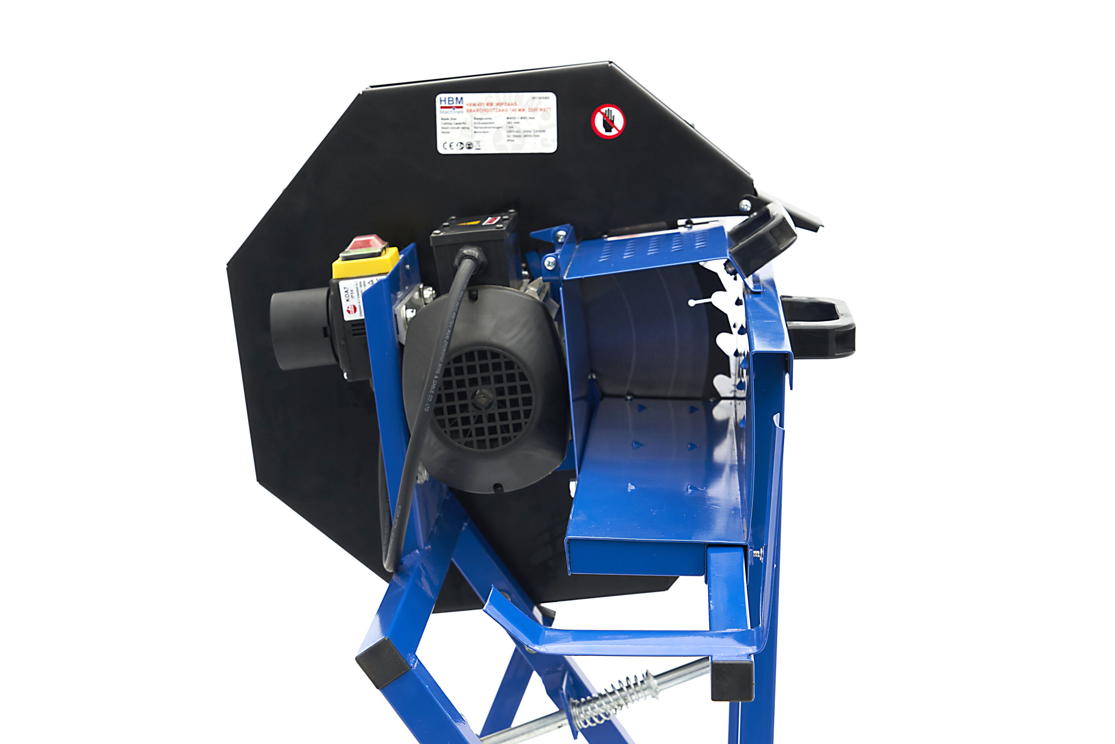 HBM 405 mm. Scie à bascule, scie à bois de chauffage 2200 Watt avec 140-1000 mm Capacité de coupe Image 7