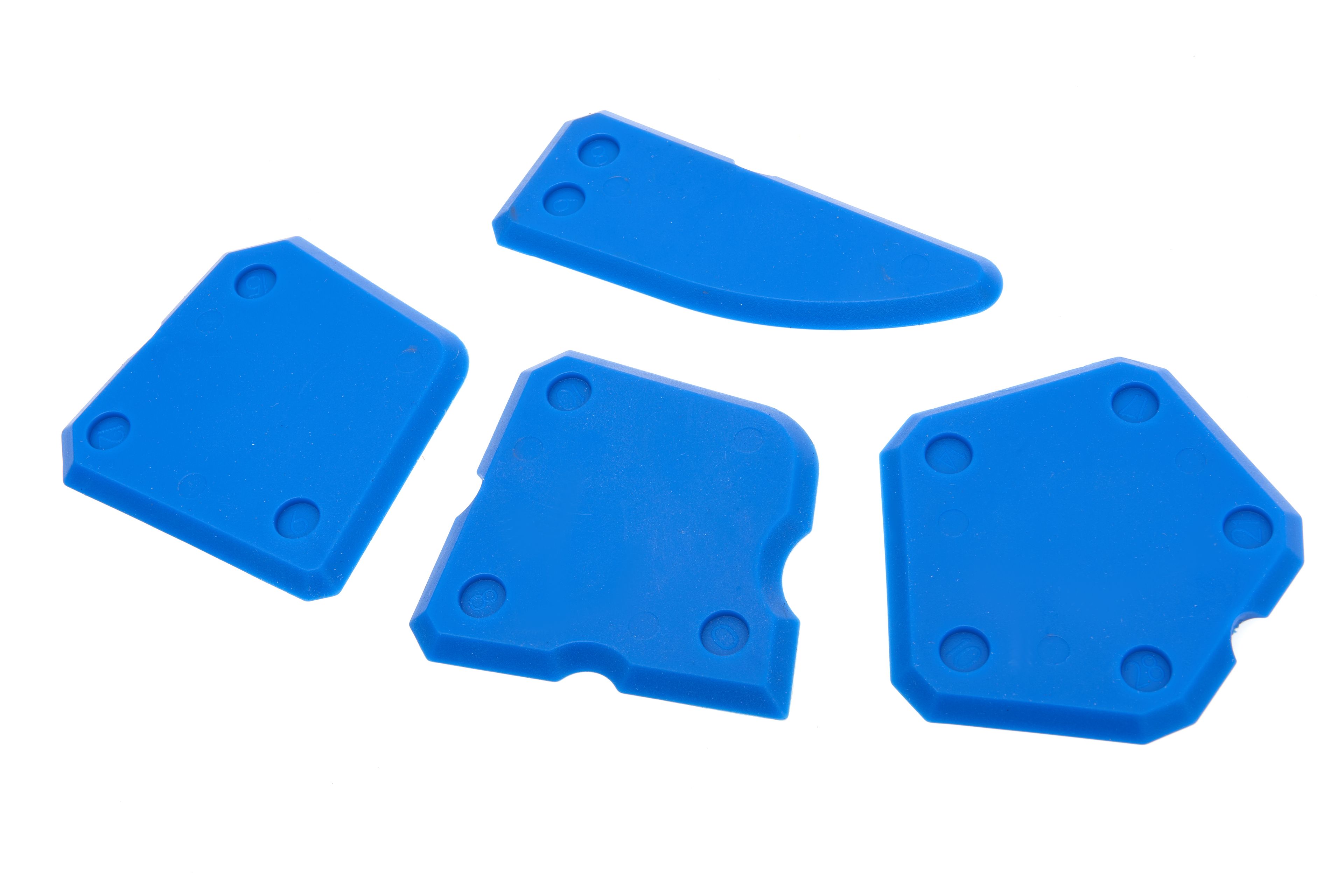 HBM 4 pièces de raclette de sol en silicone, set de raclette