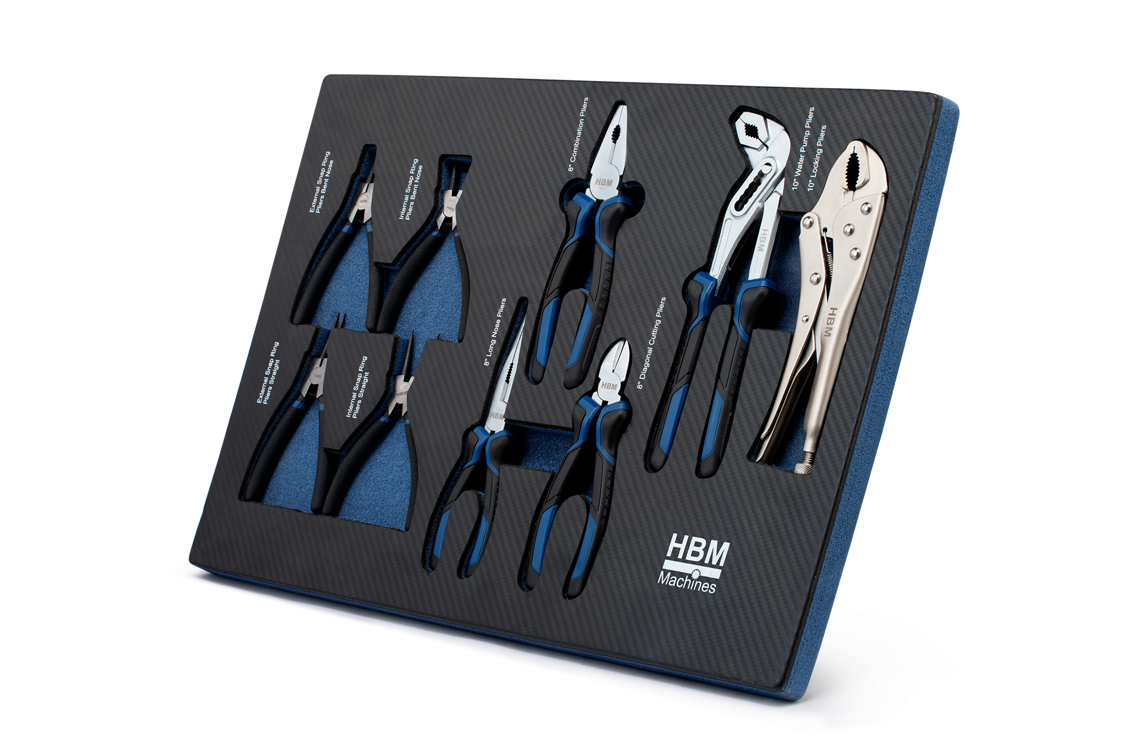 HBM inlays met gereedschapset 154-delig, voor gereedschapswagen, blauw Image 13