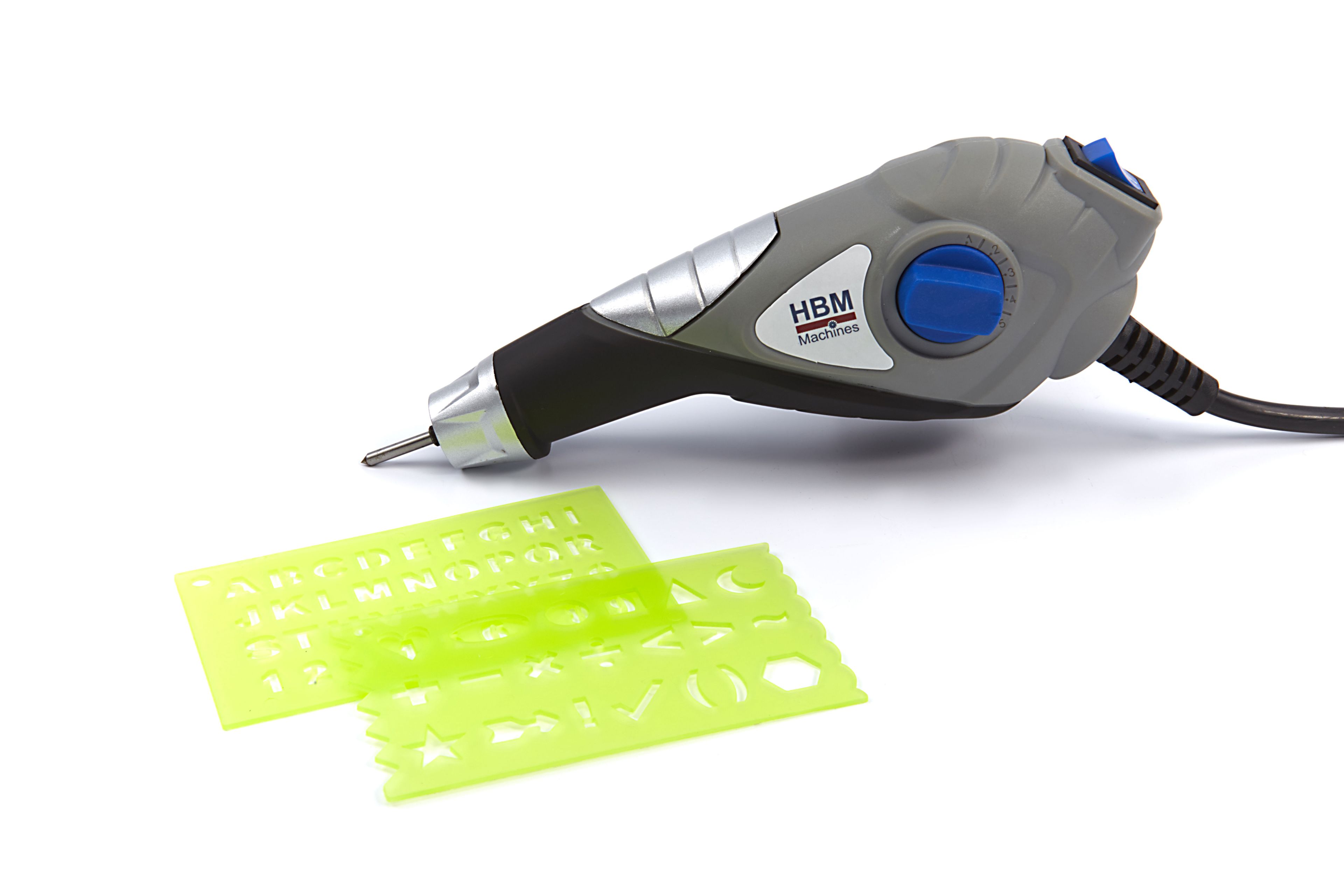 HBM Graveerapparaat inclusief 2 graveersjablonen
