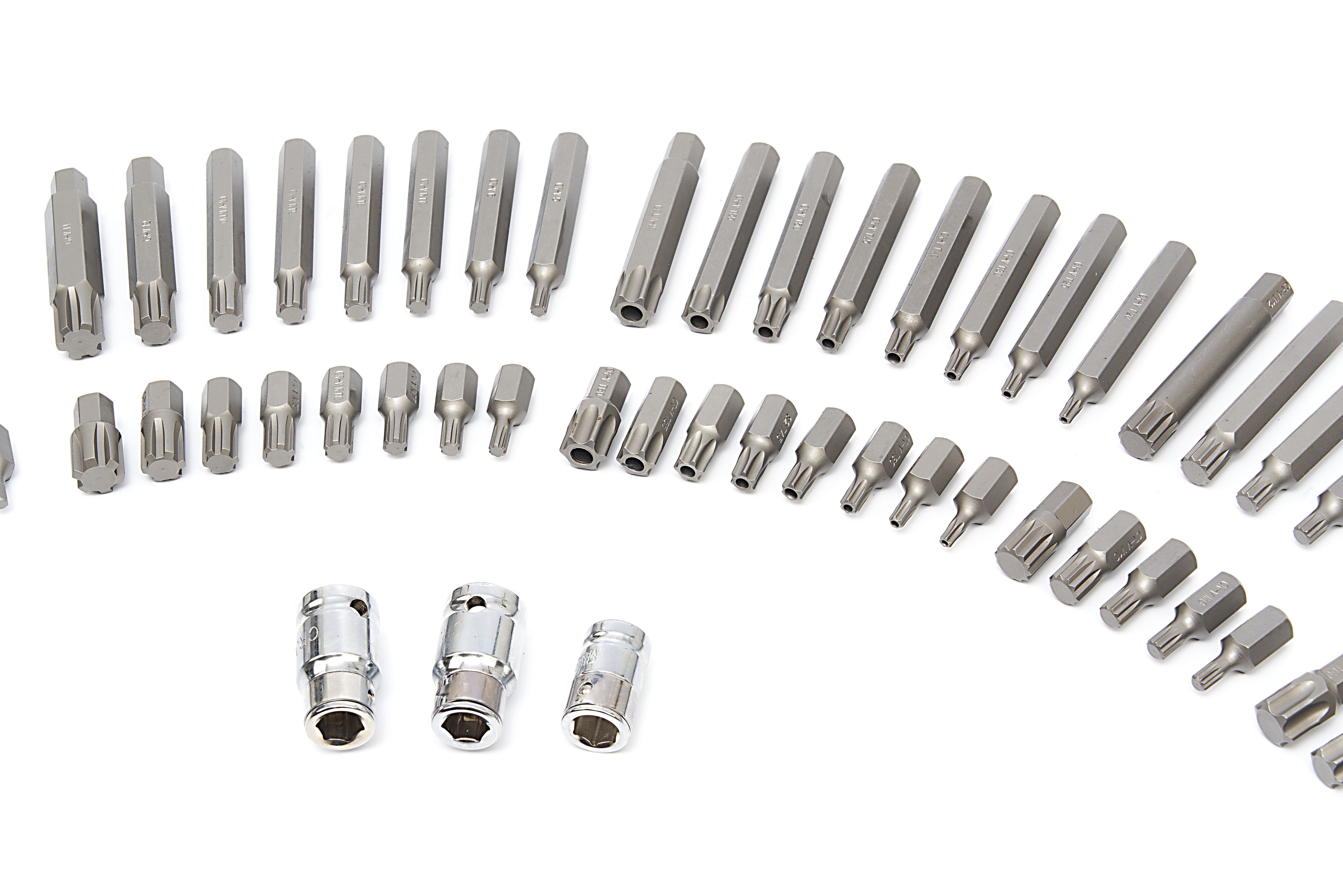 HBM Juego de vasos Hex, Torx, Spline y Ribe de 75 piezas Image 9