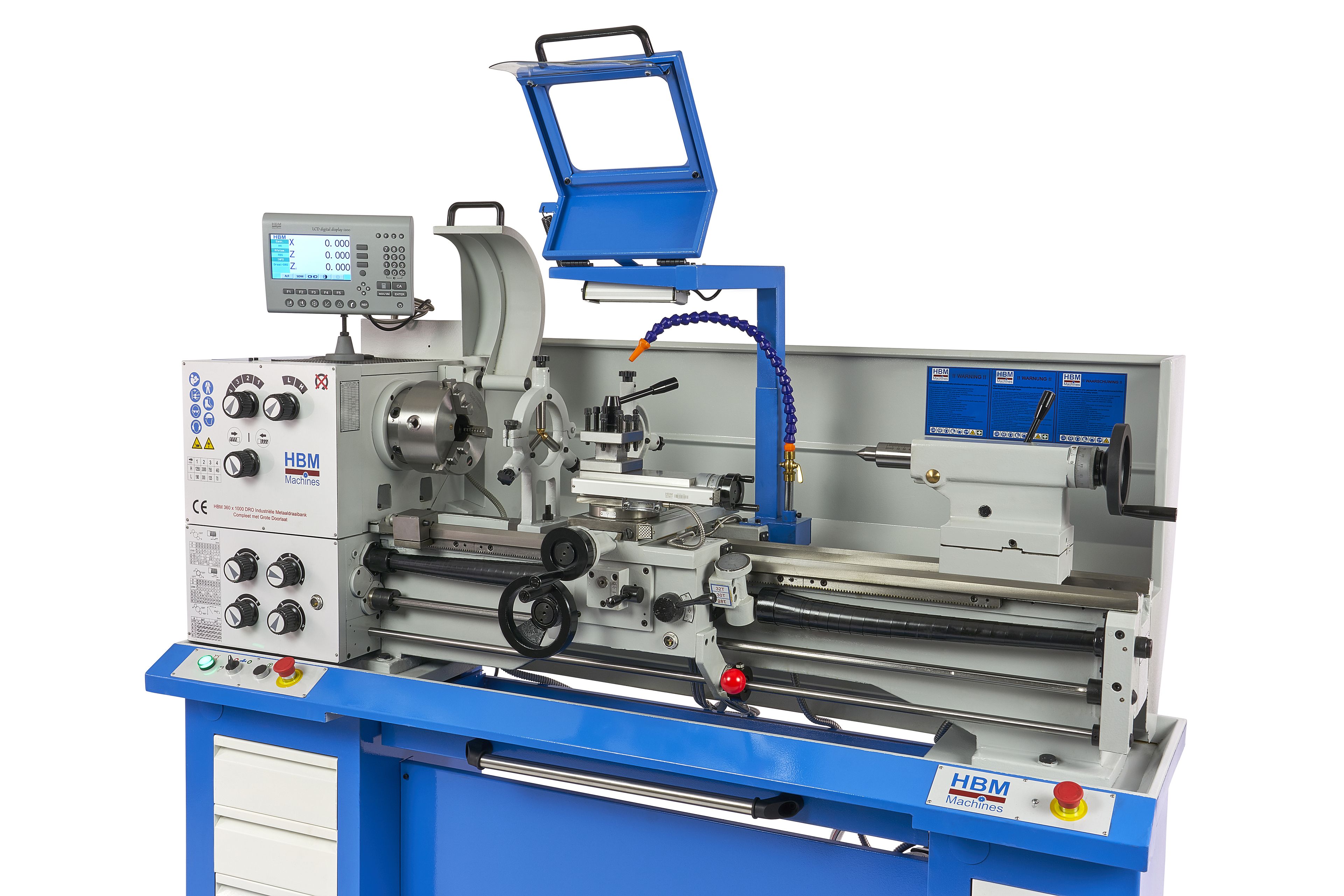 HBM tour à métaux 360 x 1000 DRO 230 Volt Image 4