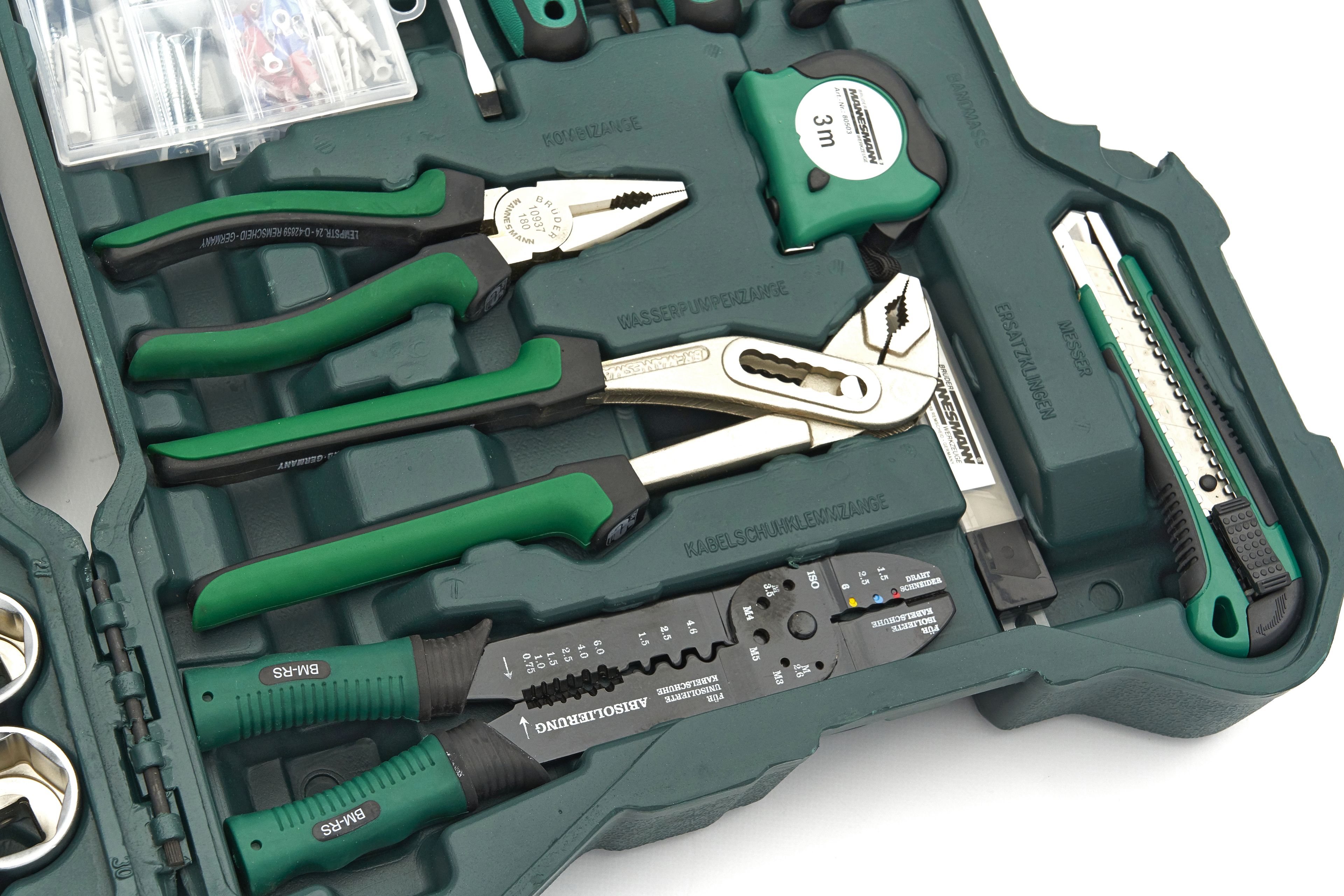 Mannesmann Professionele 303-delige Gereedschapkoffer - Gereedschapsset Image 9