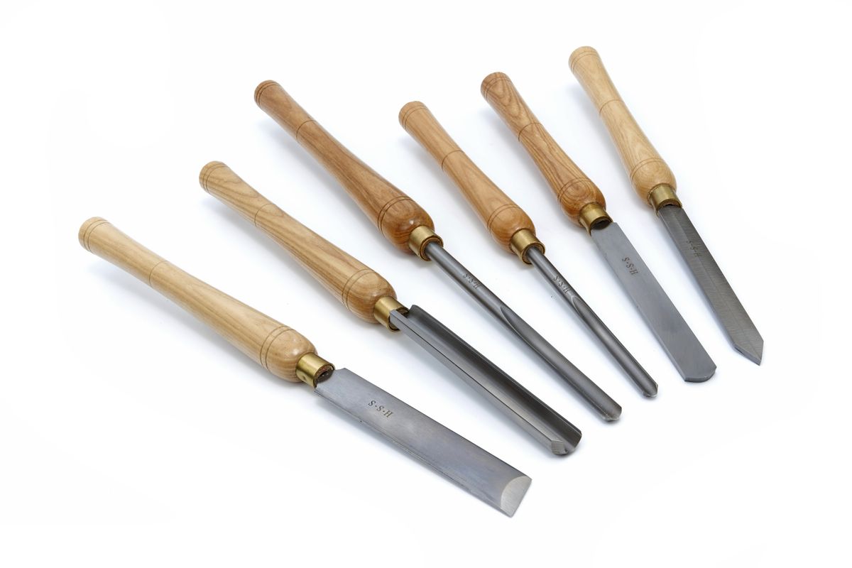 Juego de cinceles para tornear madera HBM HSS 1
