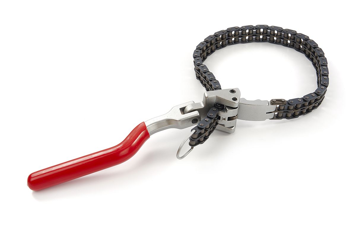 HBM Professional Super Grip Ölfilterzange mit Ratschenfunktion von 60 bis 160 mm