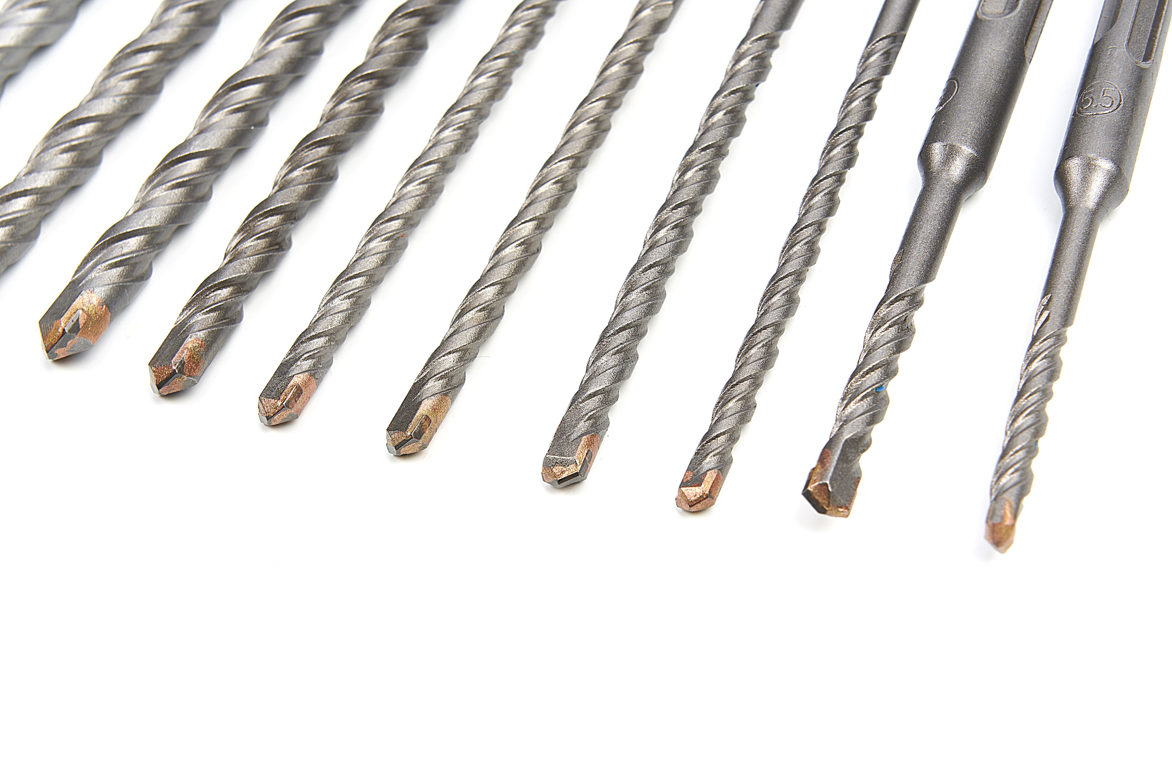 Set di punte per calcestruzzo HBM SDS-Plus 2, 11 pezzi Image 6