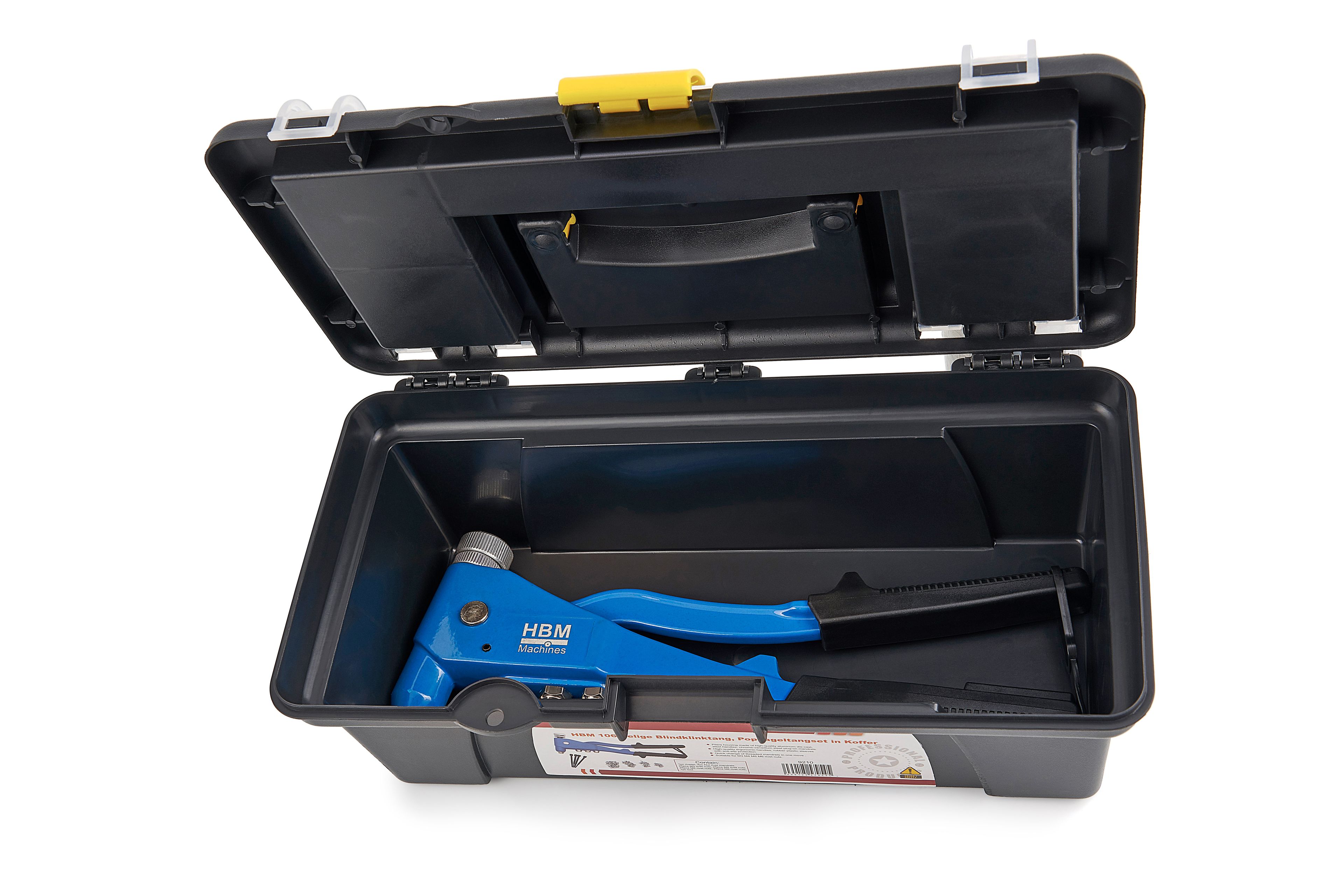 HBM 106 Delige Blindklinktangset in Koffer M3 - M6 Image 4