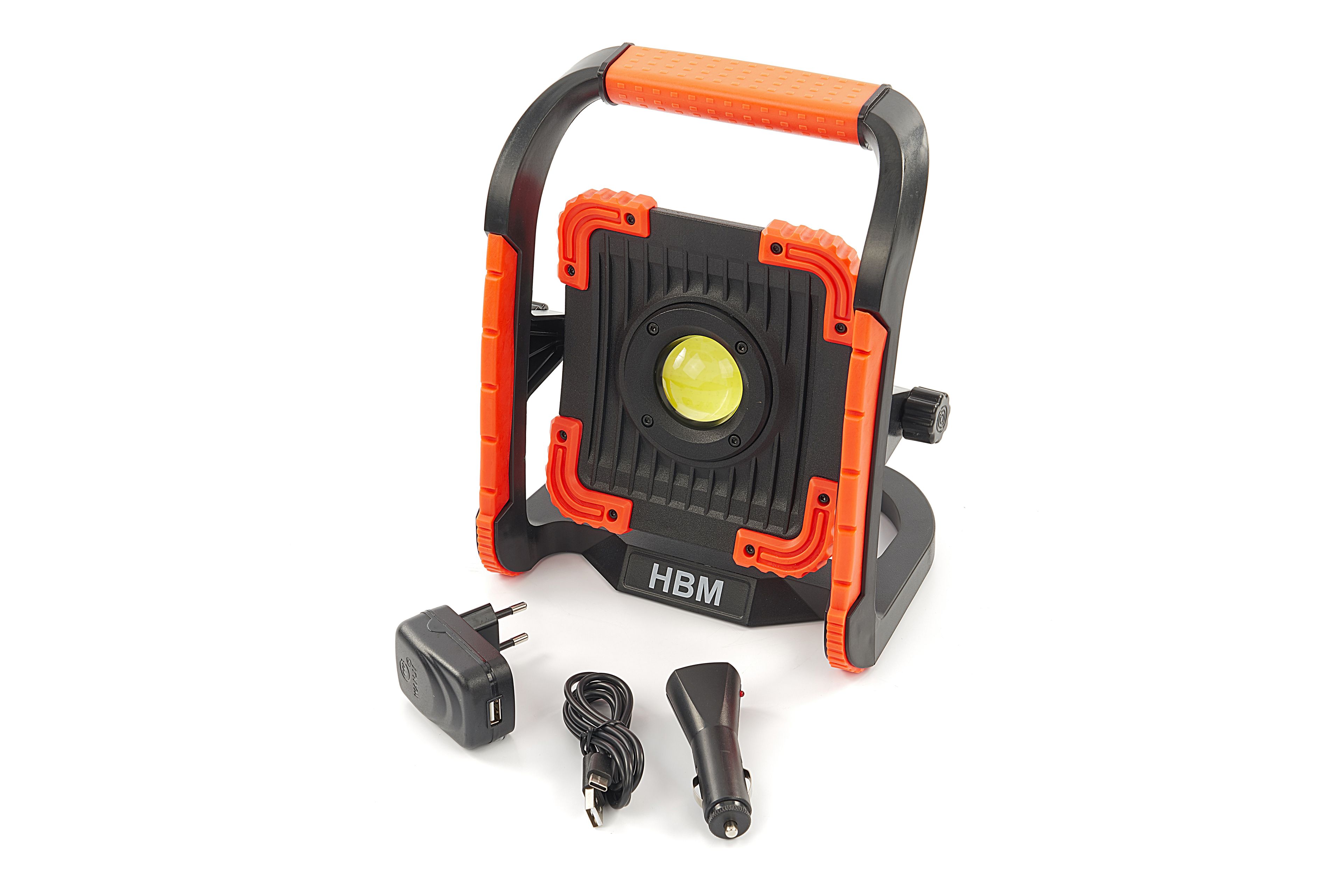 HBM 2800 Lumen IP 54 Lámpara LED Profesional Recargable con Función de Banco de Energía