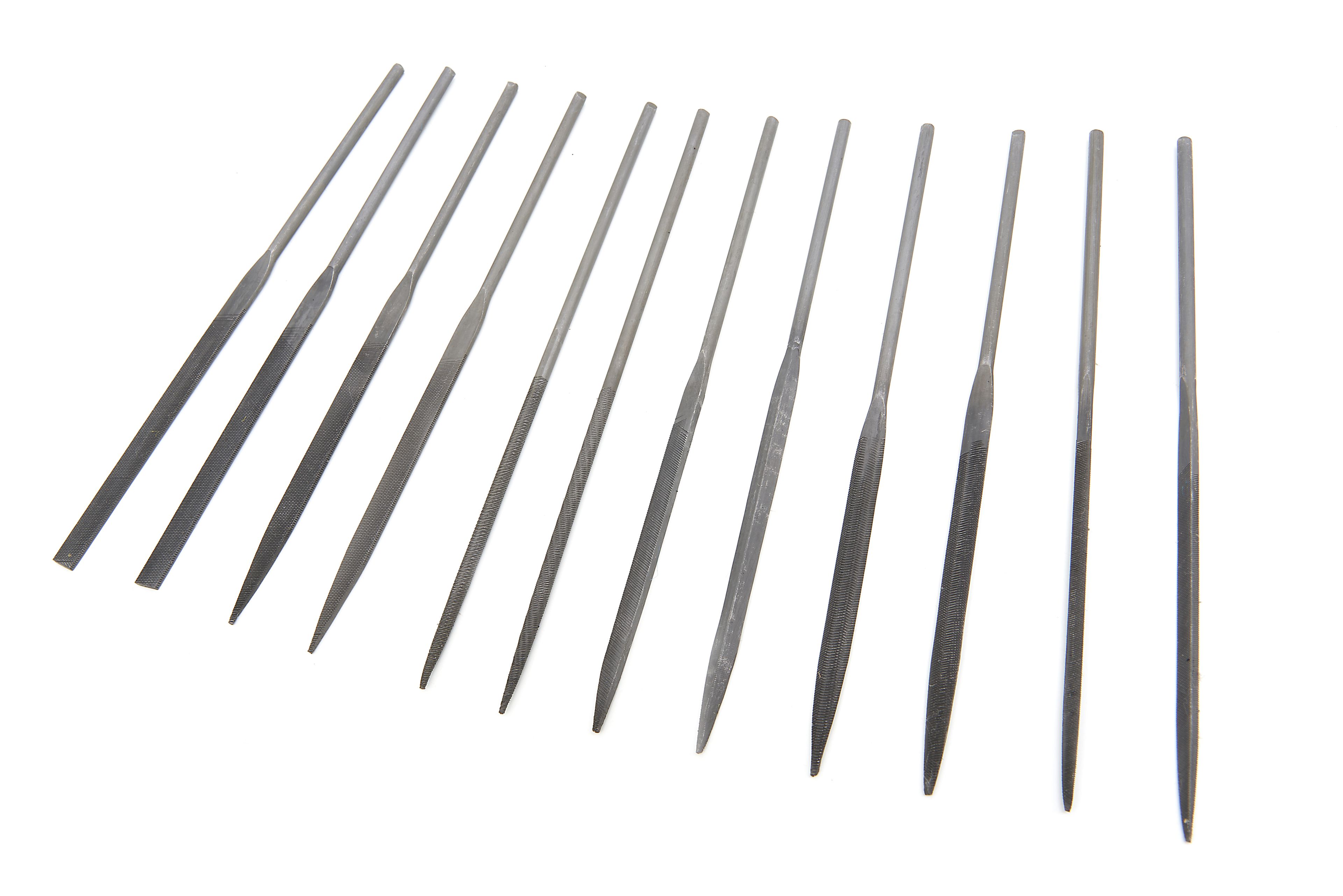 HBM Jeu de limes professionnelles 19 pièces avec poignée souple antidérapante dans une pochette de rangement Image 3