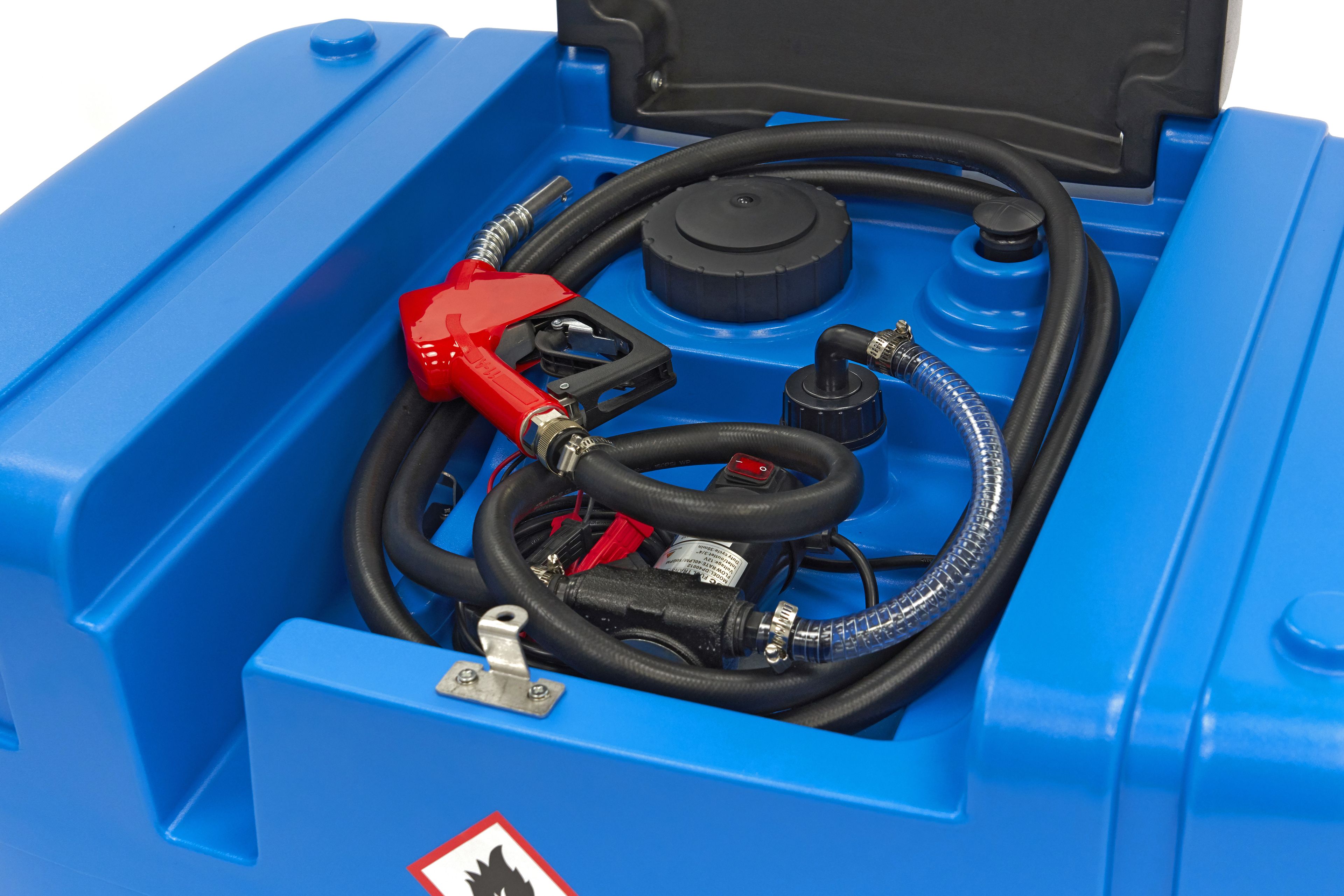 HBM Tanque de diesel móvil de plástico de 12 voltios y 400 litros Image 6