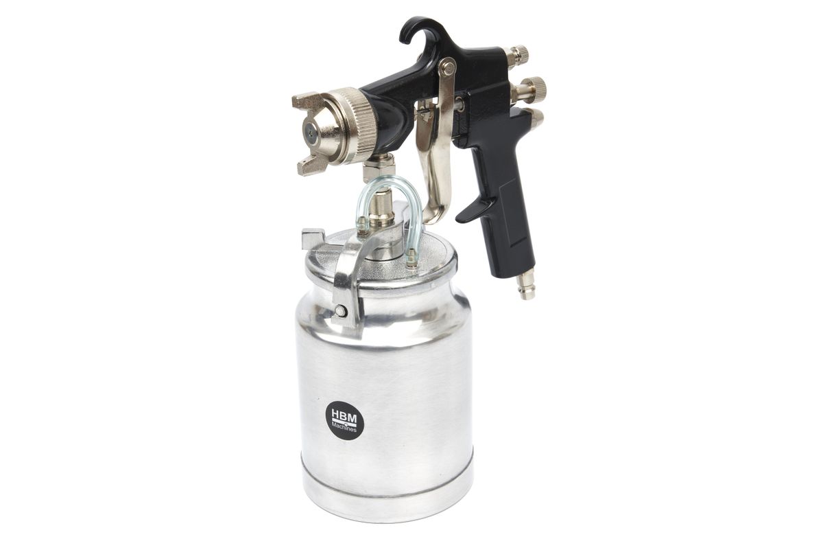 HBM pneumatisches Farbspritzgerät mit Saugkraft 1000 ml