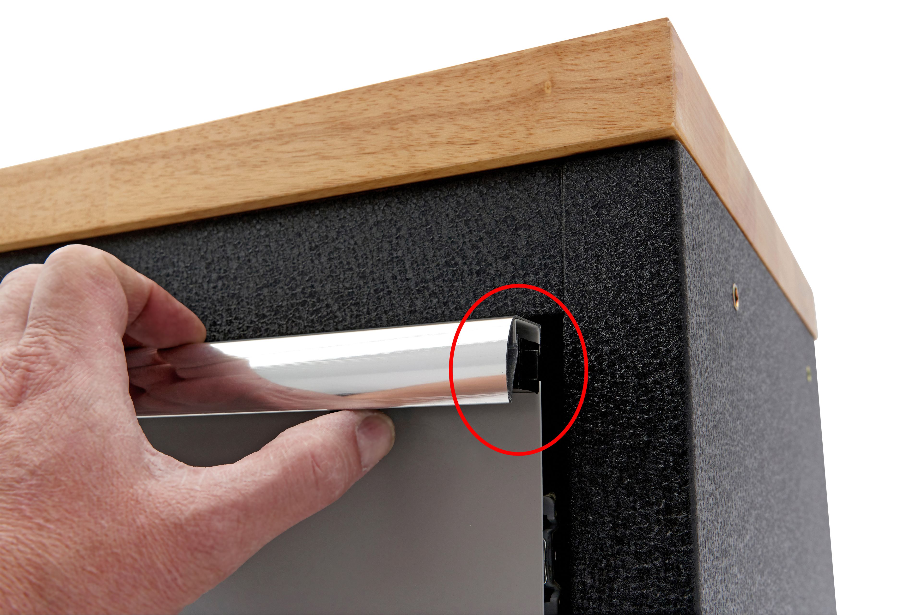 HBM 9 tiroirs 136 cm. Armoire à outils professionnelle, établi pour équipement d'atelier Image 20