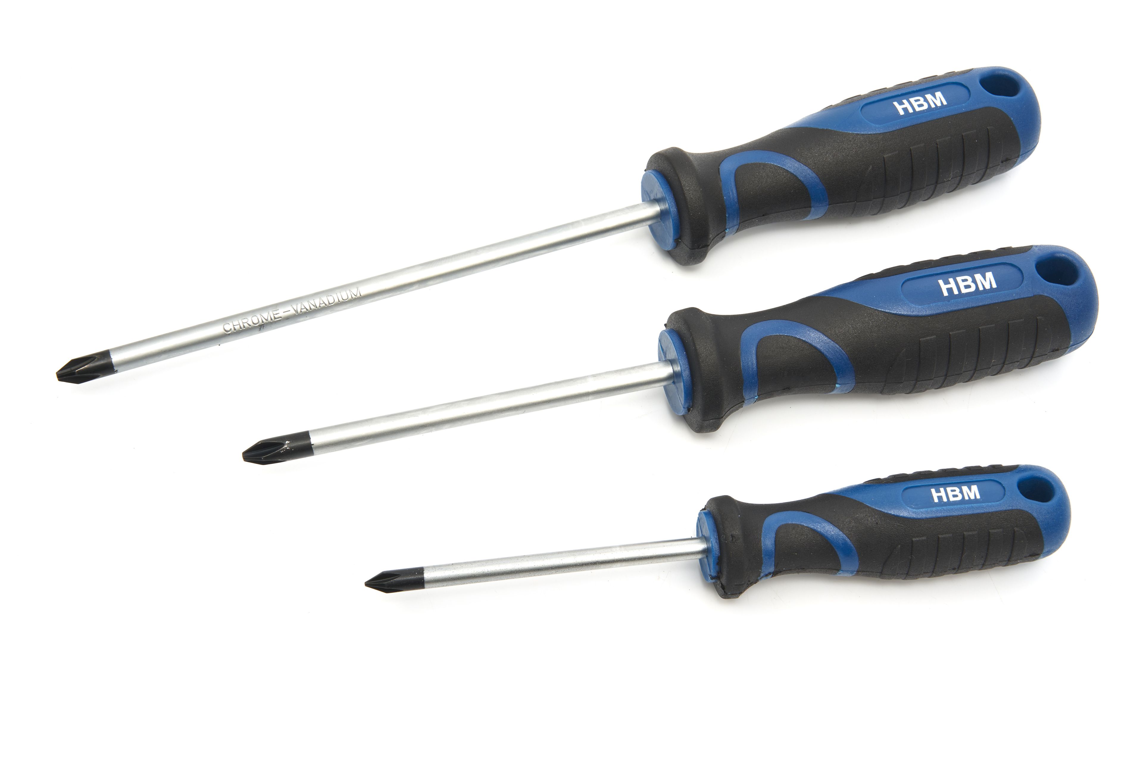 HBM soft grip schroevendraaier-, dopsleutel-, bitset 100-delig Image 7