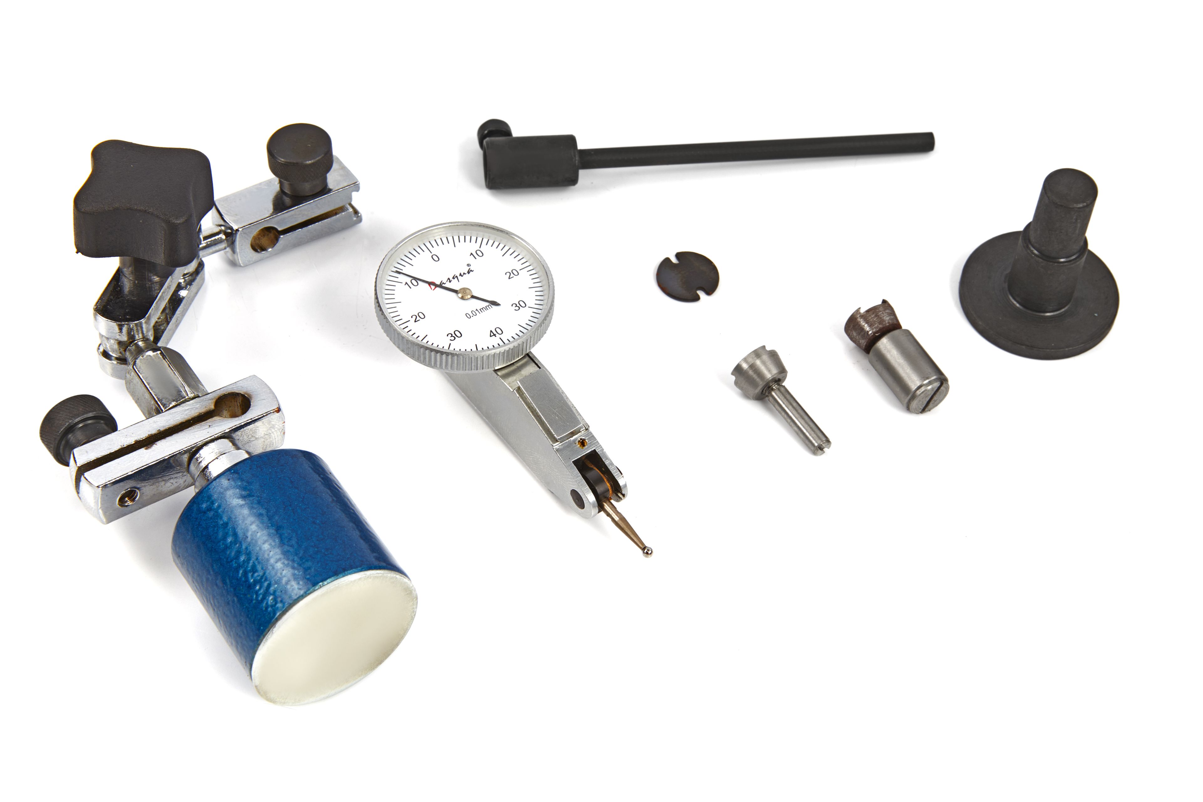 Dasqua Professionele 0,01 mm Zwenktaster met Magnetisch Statief