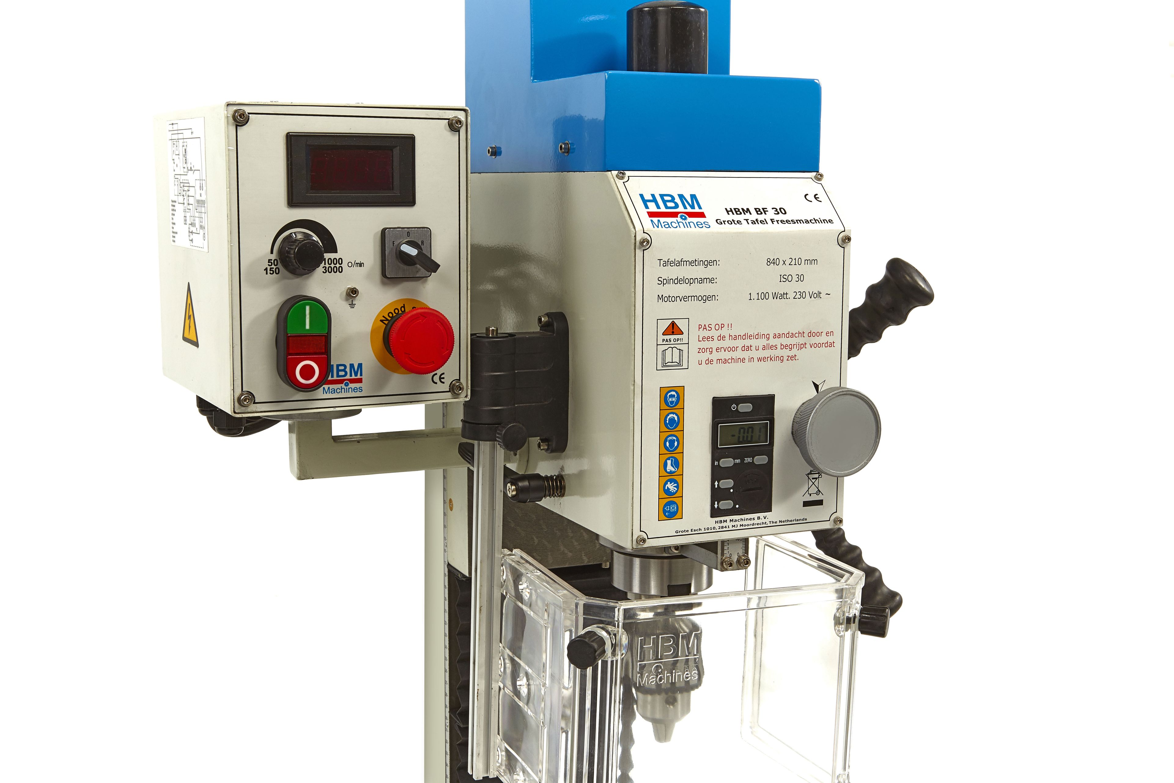 HBM fresadora BF 30 mesa grande Image 4