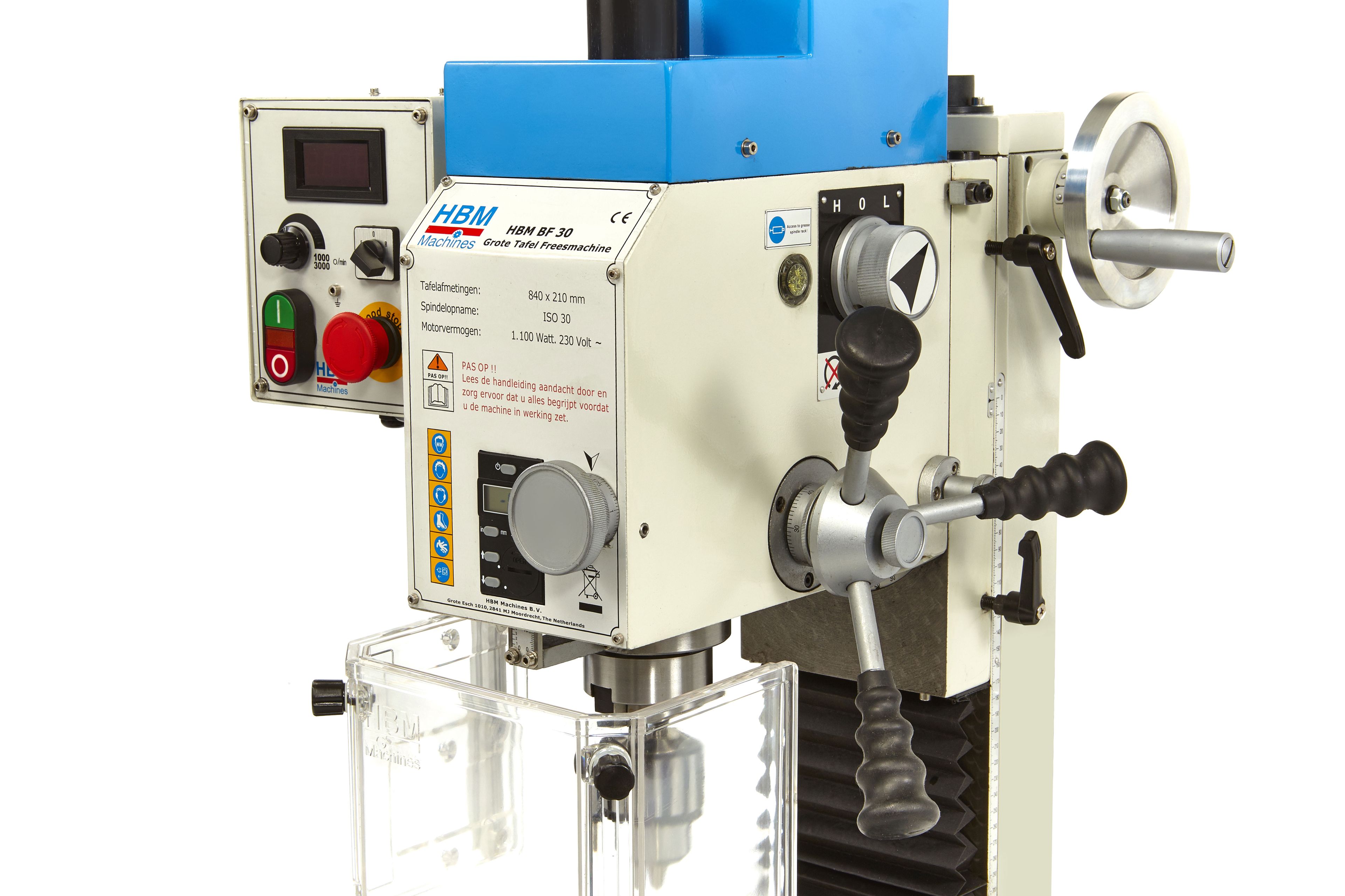 HBM fresadora BF 30 mesa grande Image 5