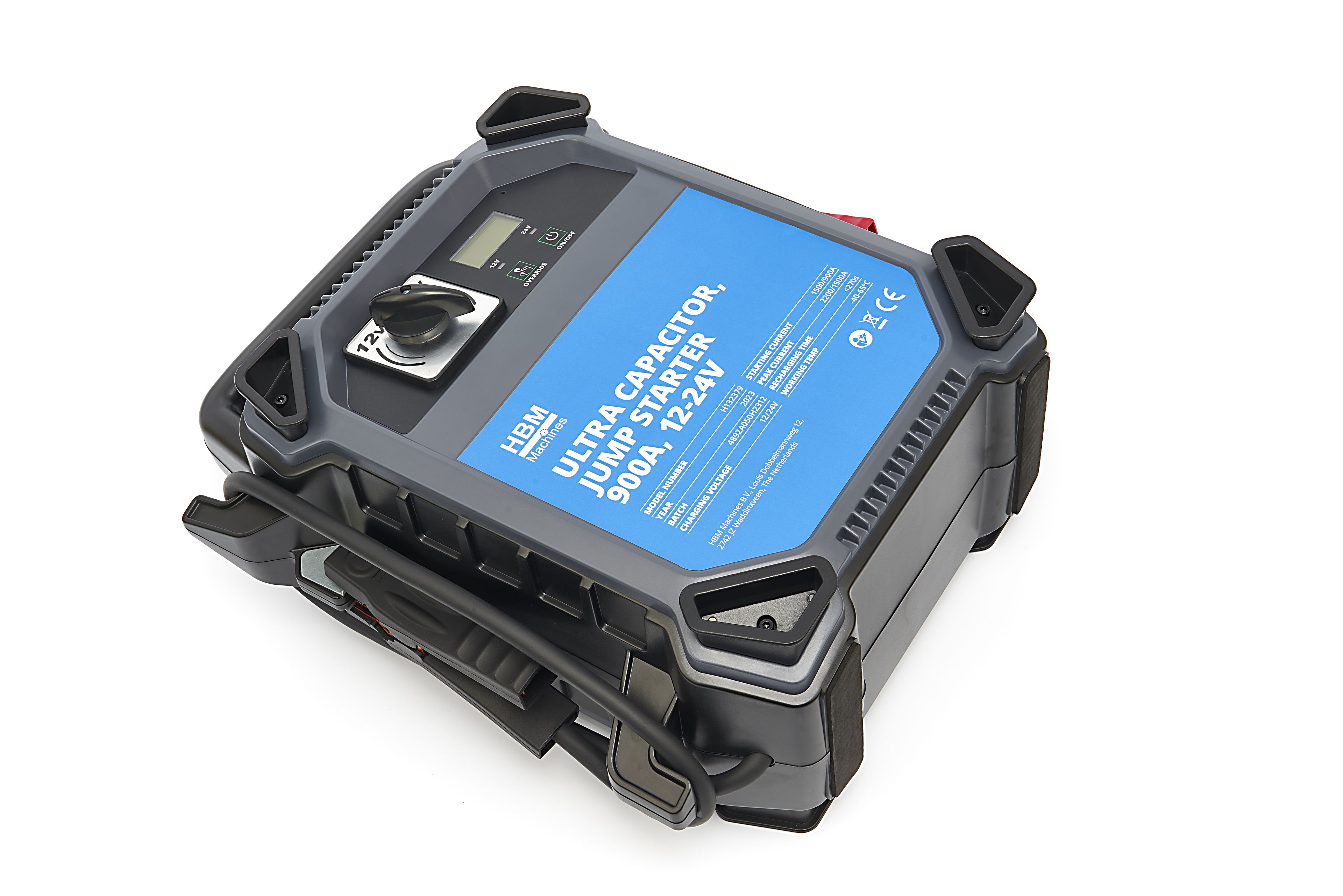 HBM ultra capacitor jumpstarter, 900A, 12 - 24 Volt Image 3