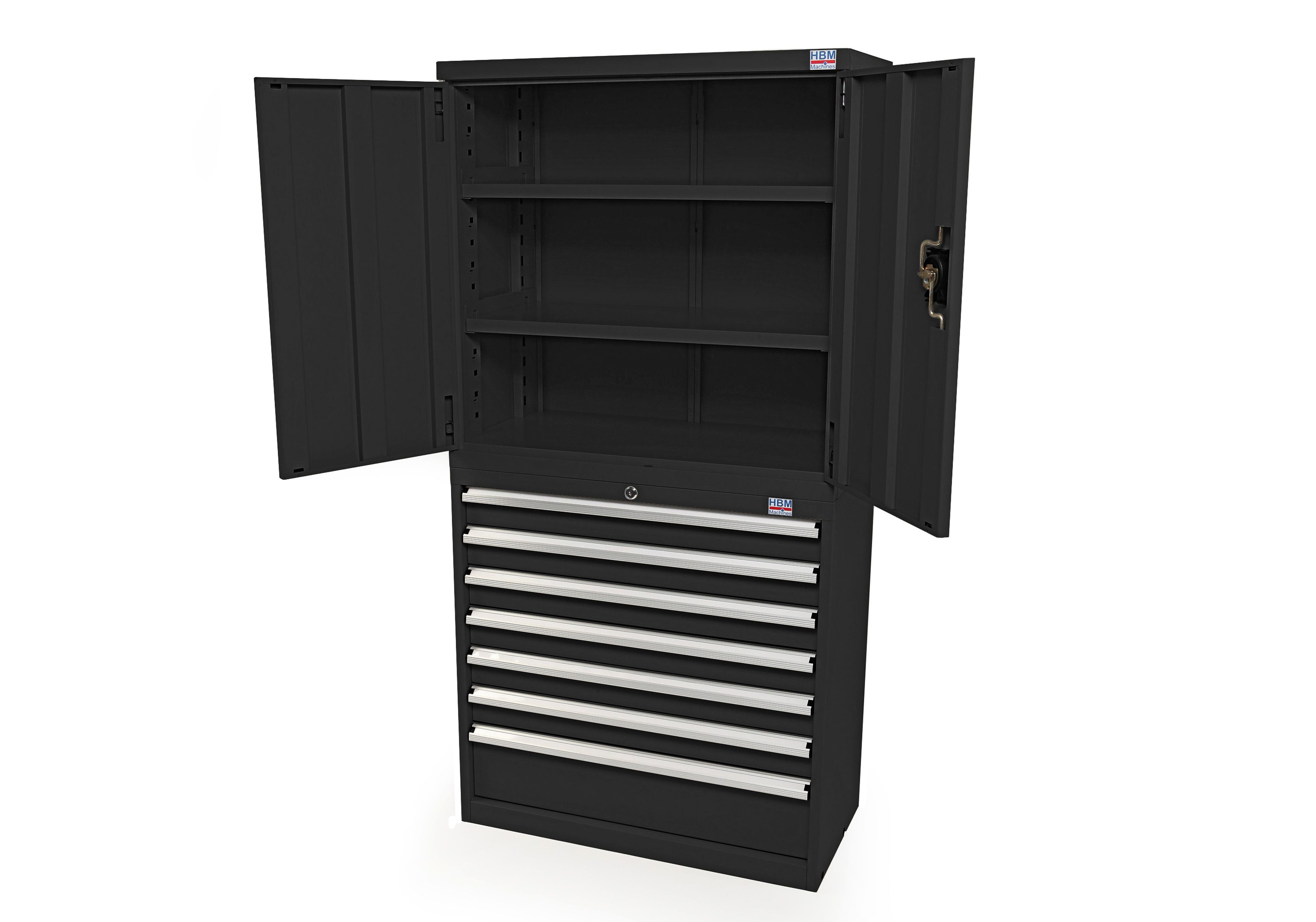 HBM Profi Kombischrank schwarz Image 2