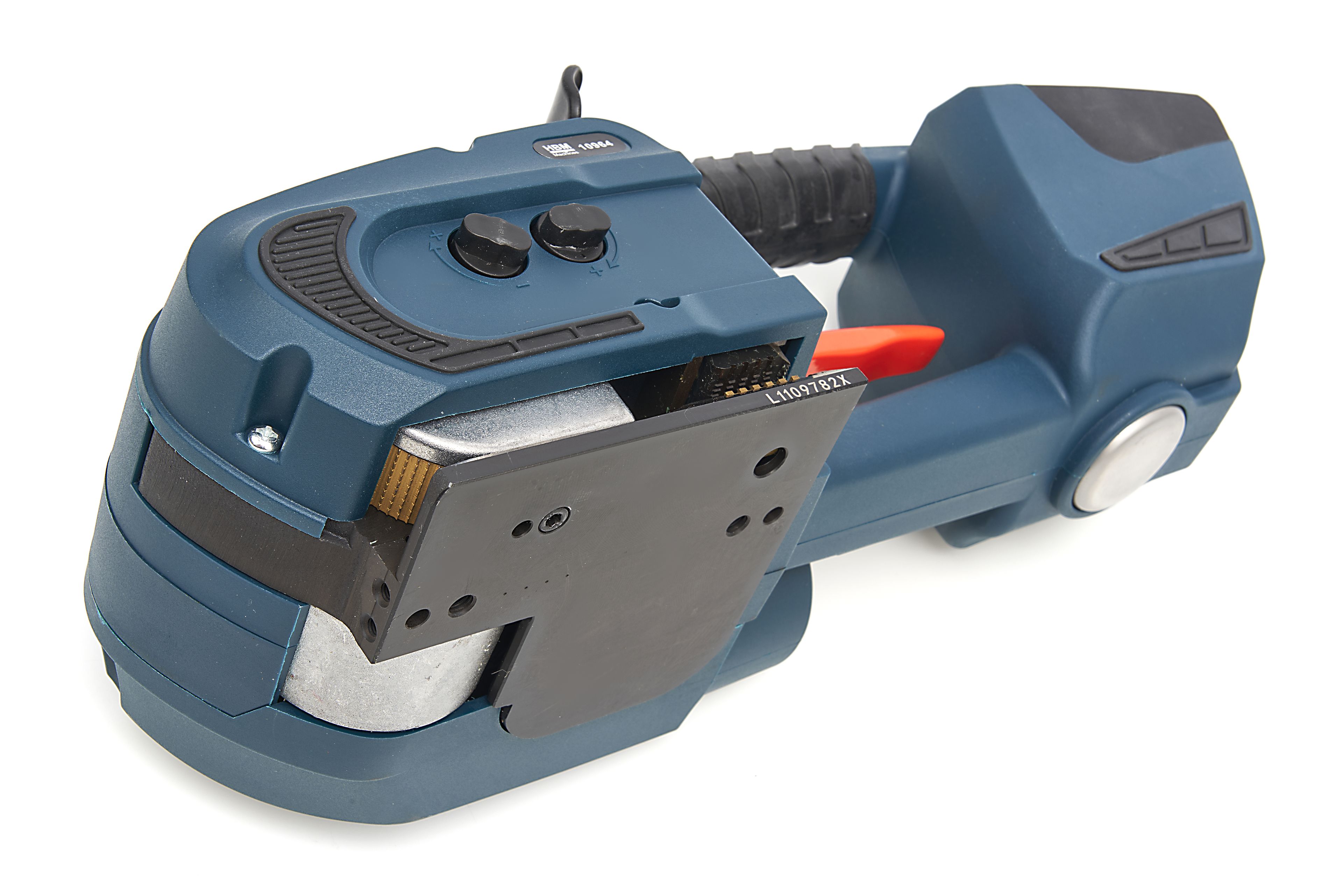 HBM Professioneel 12 Volt 4.0AH Omsnoeringsapparaat Voor Het Lassen Van Kunststofbanden Inclusief 2 Accu's Image 8