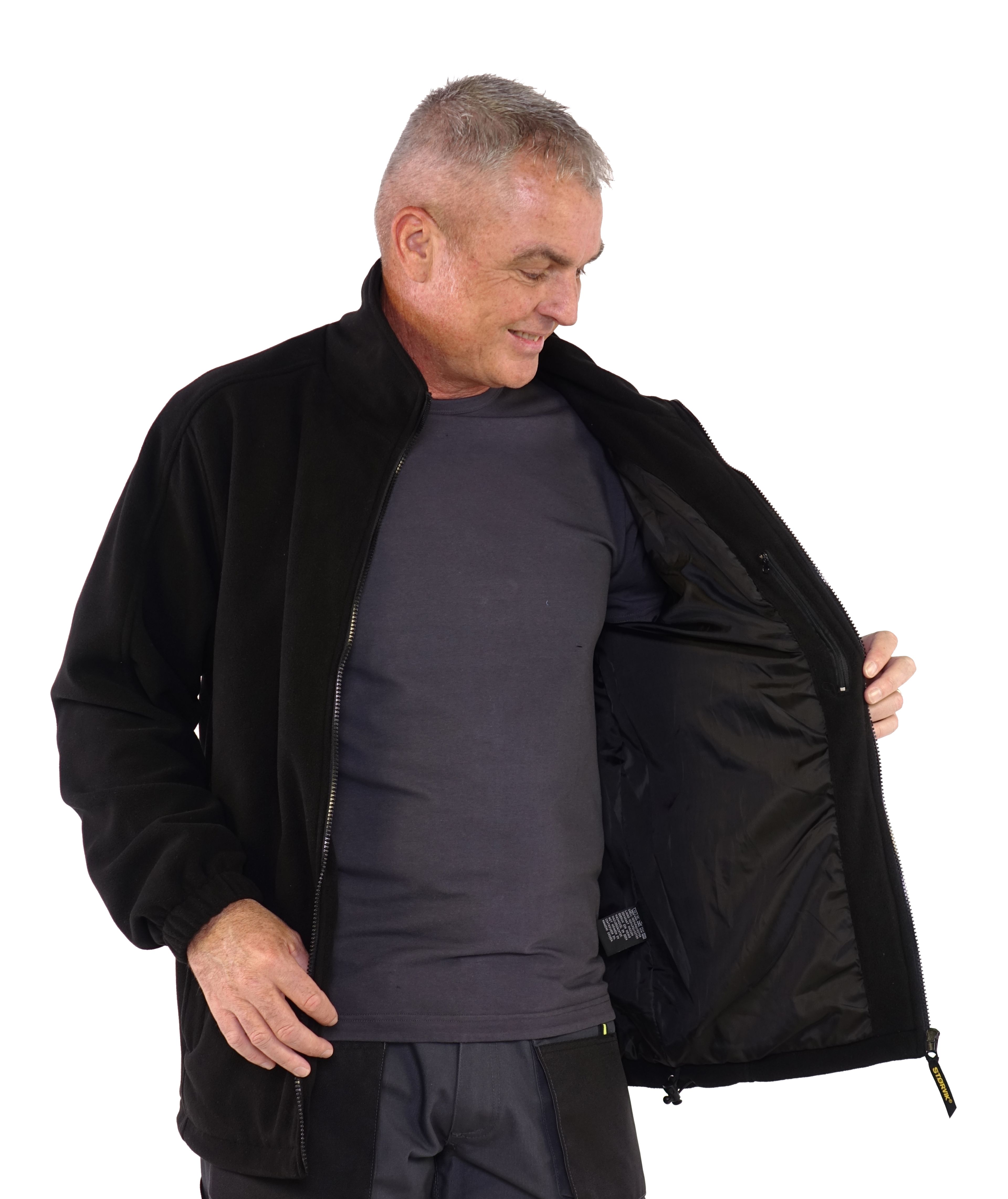 Storvik Stockholm Workjacket Pilot Jacket Noir S Image 10