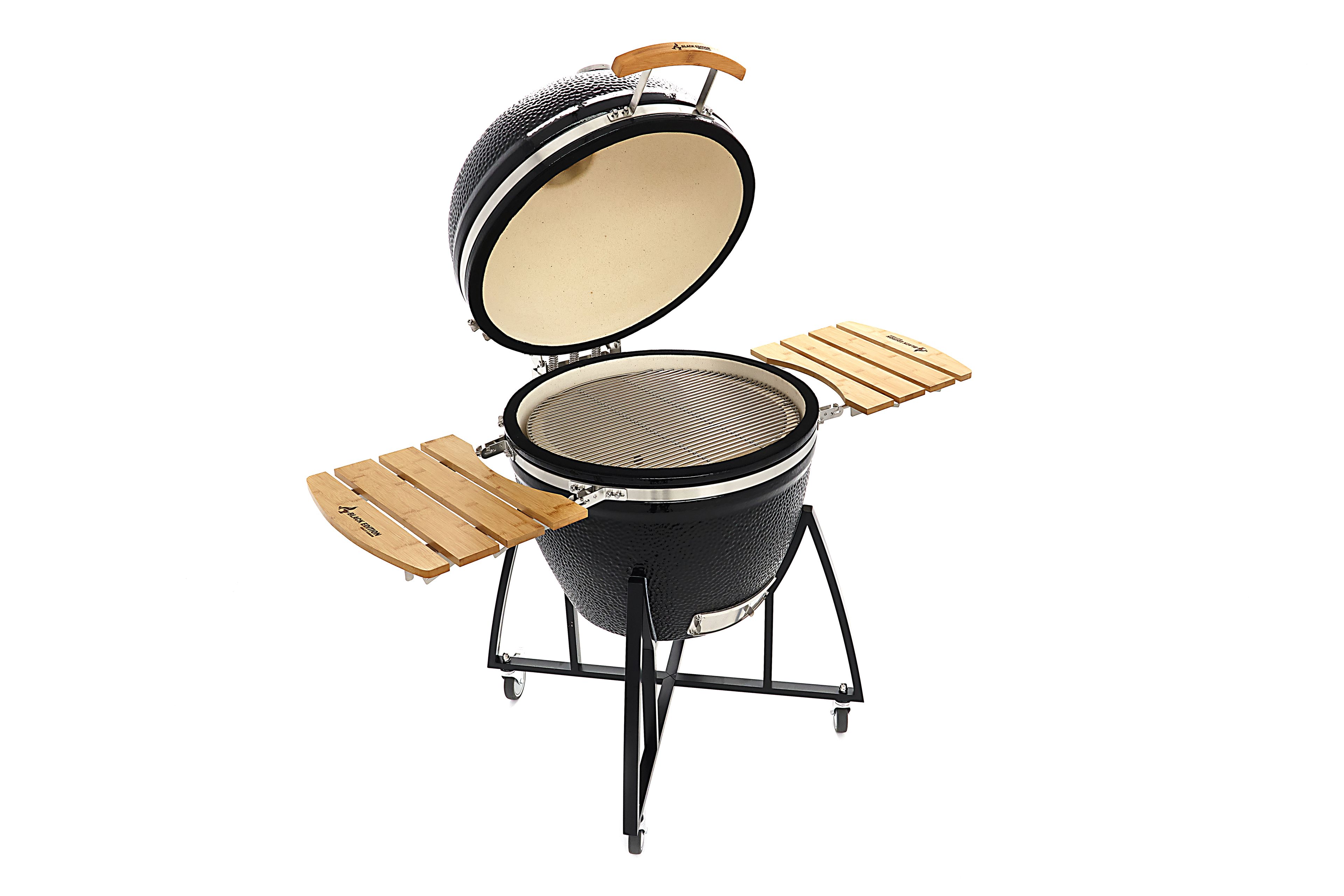Barbecue en céramique de 68 cm sur roulettes Black Edition Image 7
