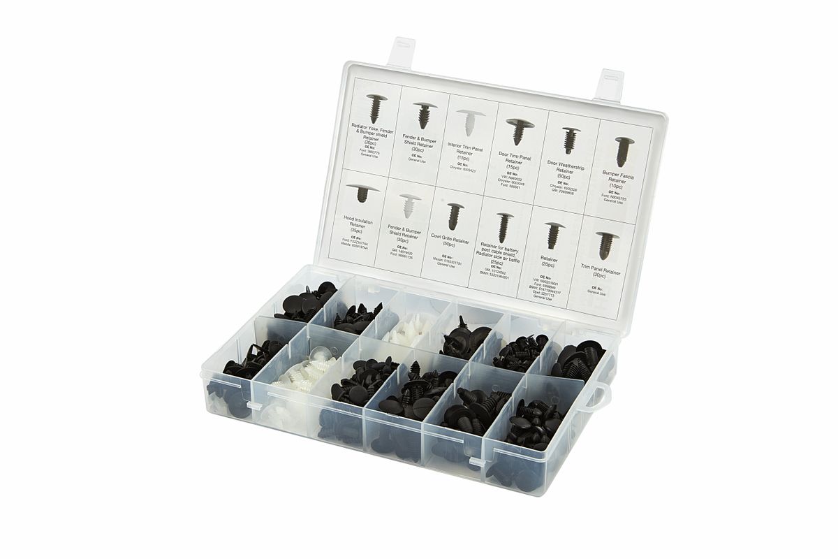 HBM 340 Piezas Asortimento Universal de Clips de Revestimiento