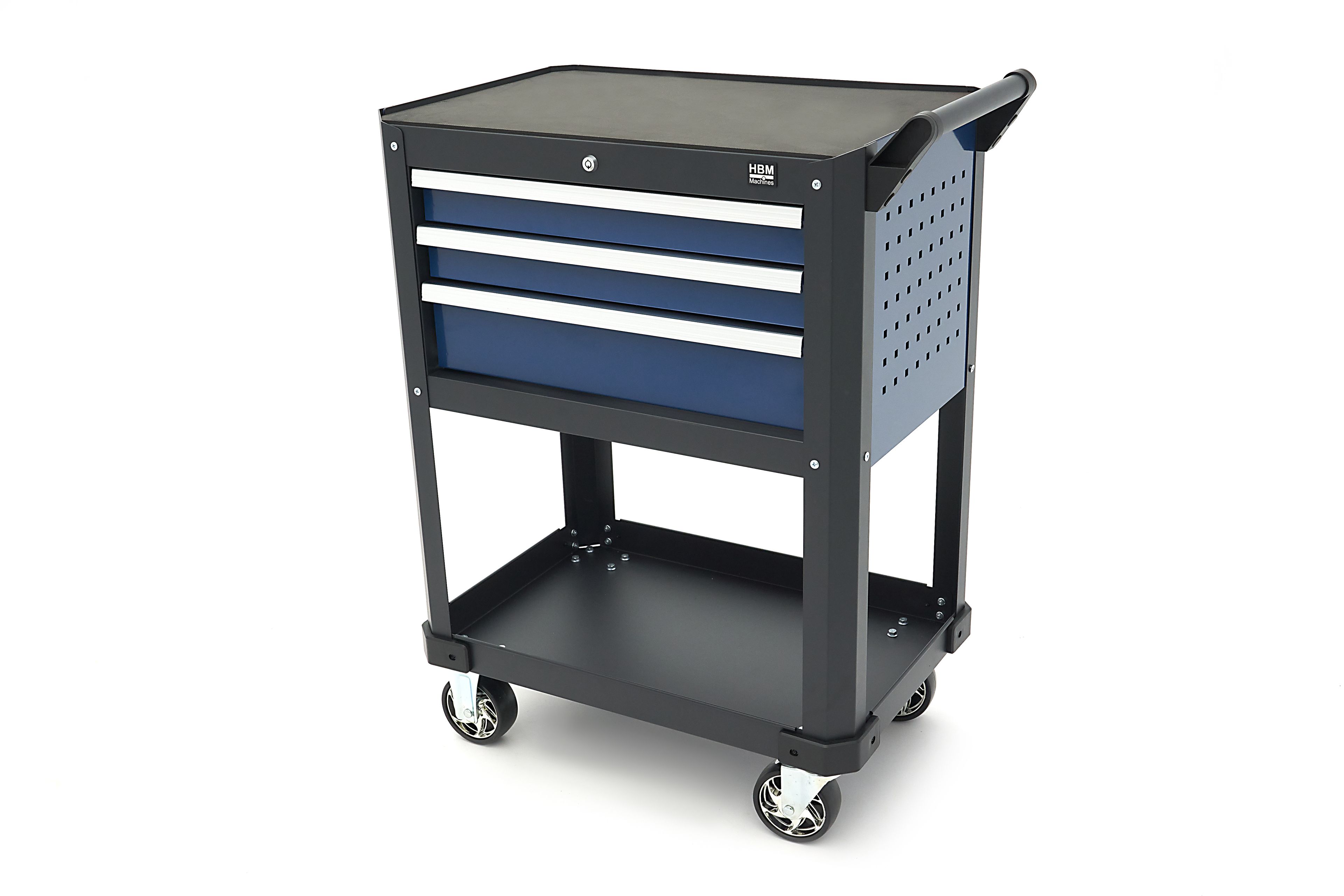 HBM Werkzeugwagen mit 3 Schubladen, blau