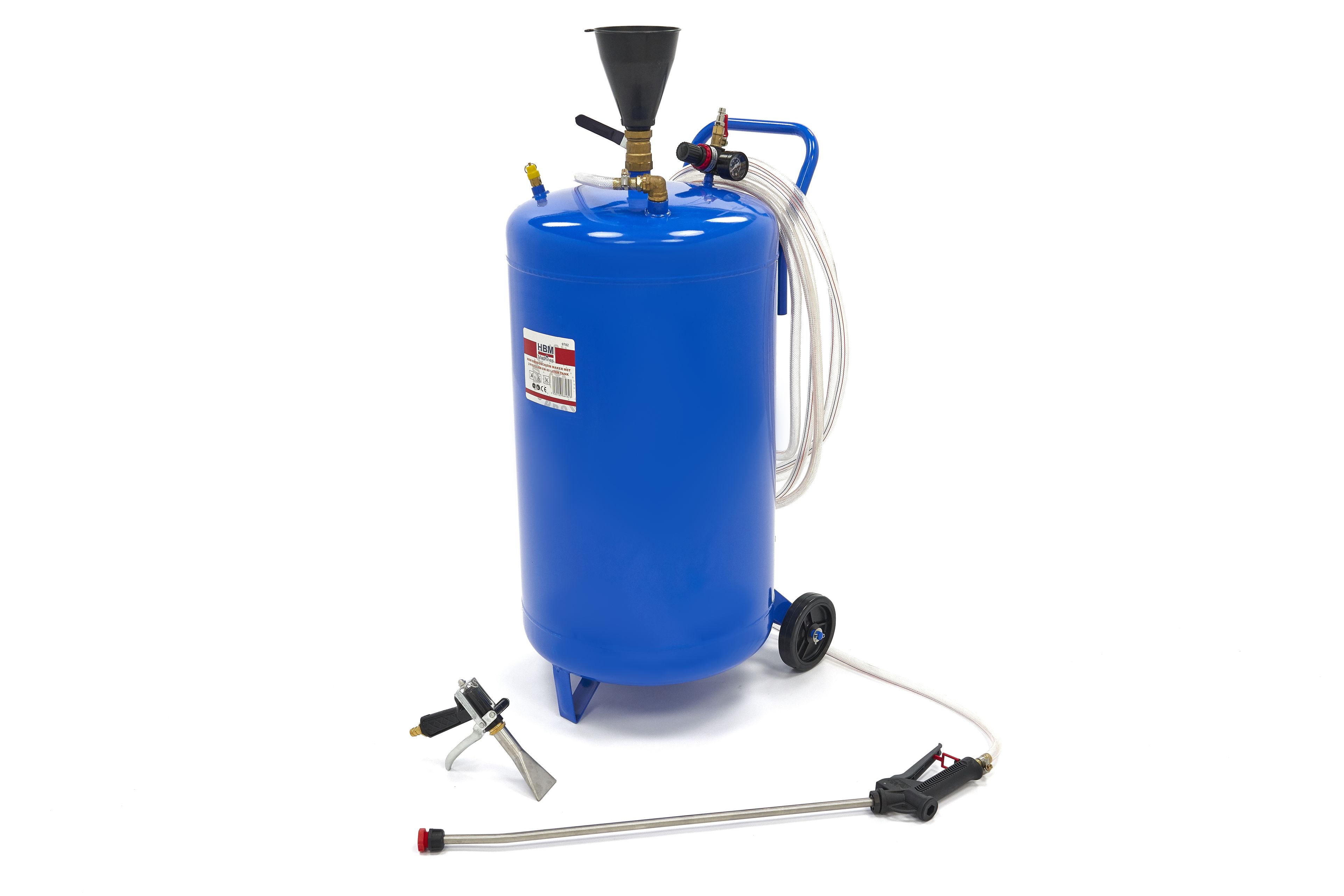 HBM Generador de Espuma Seco con 2 Pistolas y Tanque de 80 Litros