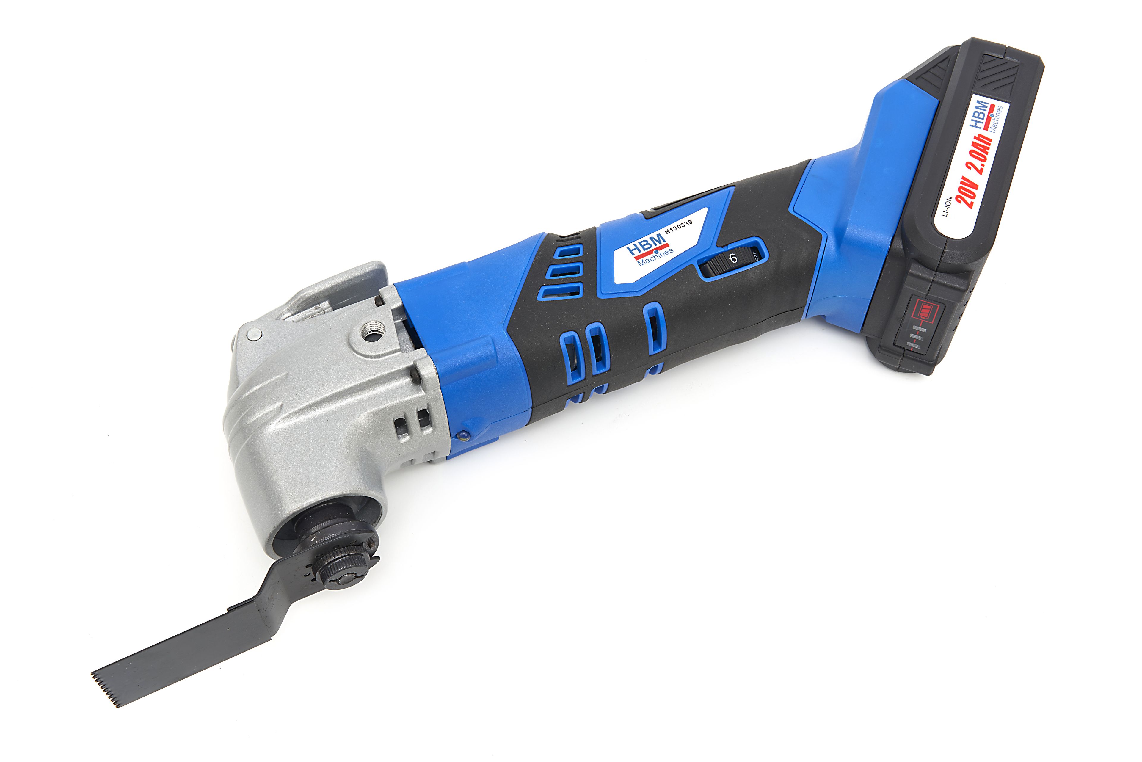 HBM 20 Volt 2.0AH Multitool Professionale Con 2 Batterie Image 4
