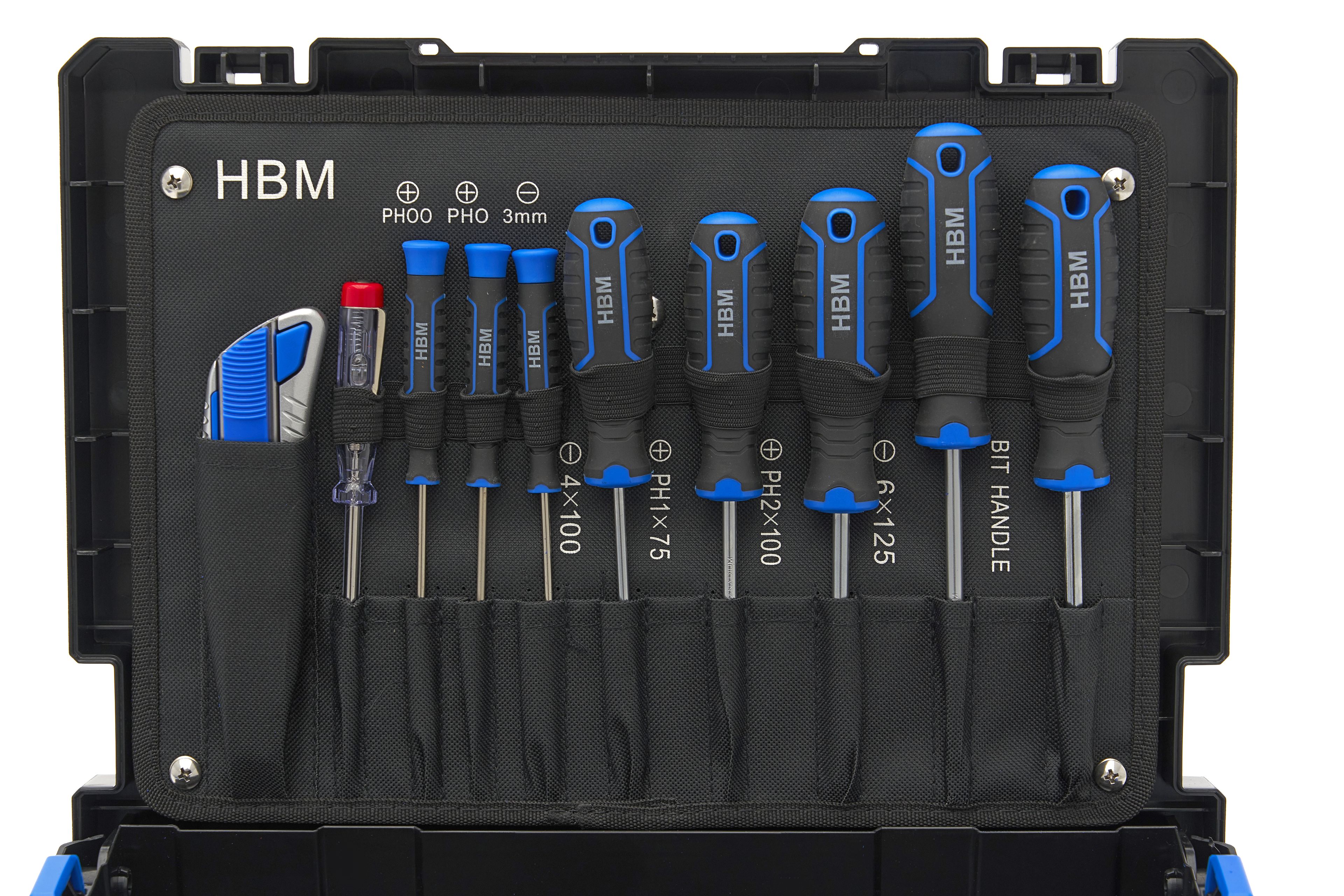 HBM verrijdbare gereedschapskoffer set 105-delig Image 13