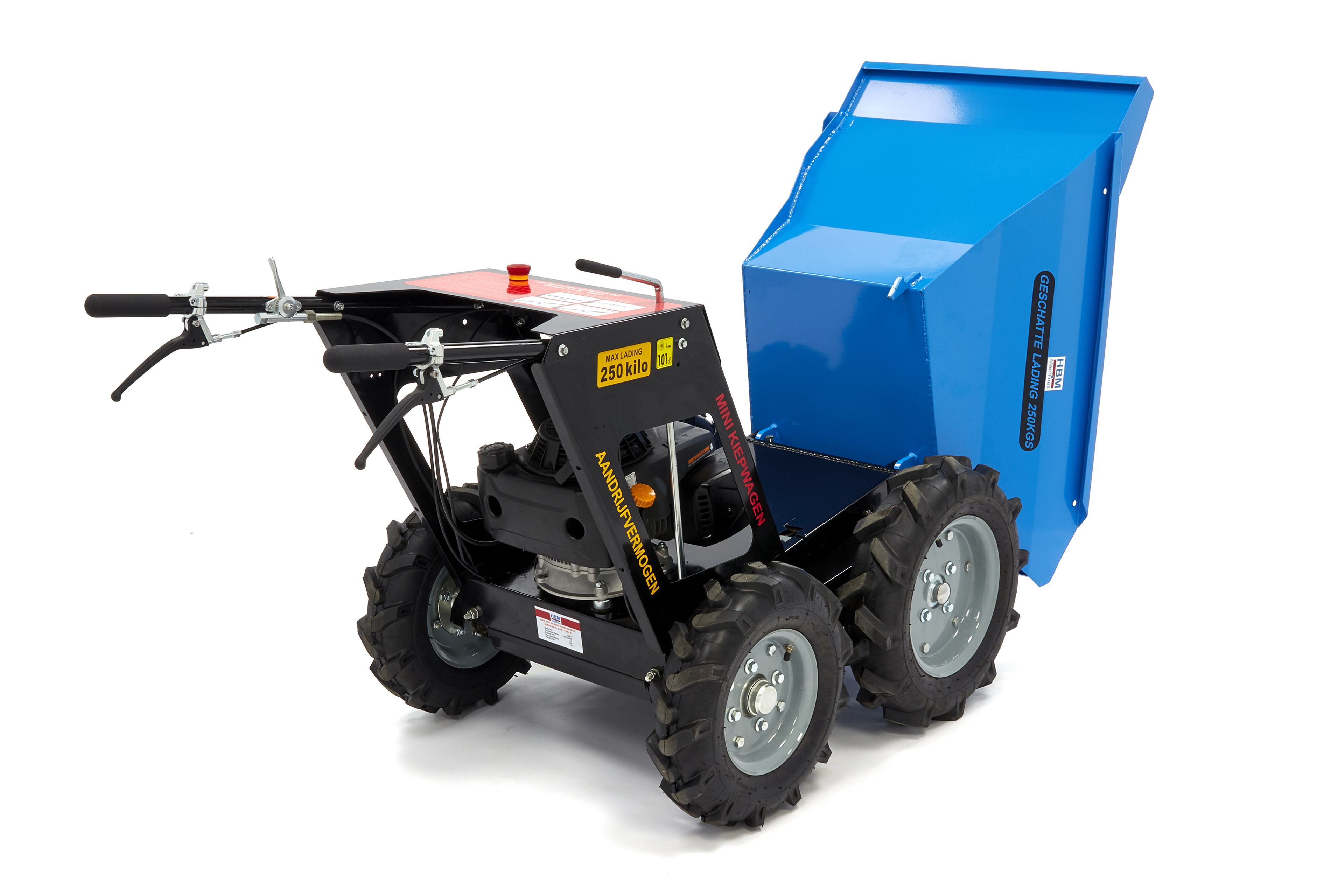 HBM 250 KG Mini Dumper met Kiepbak 6.5 PK - 196cc Image 7