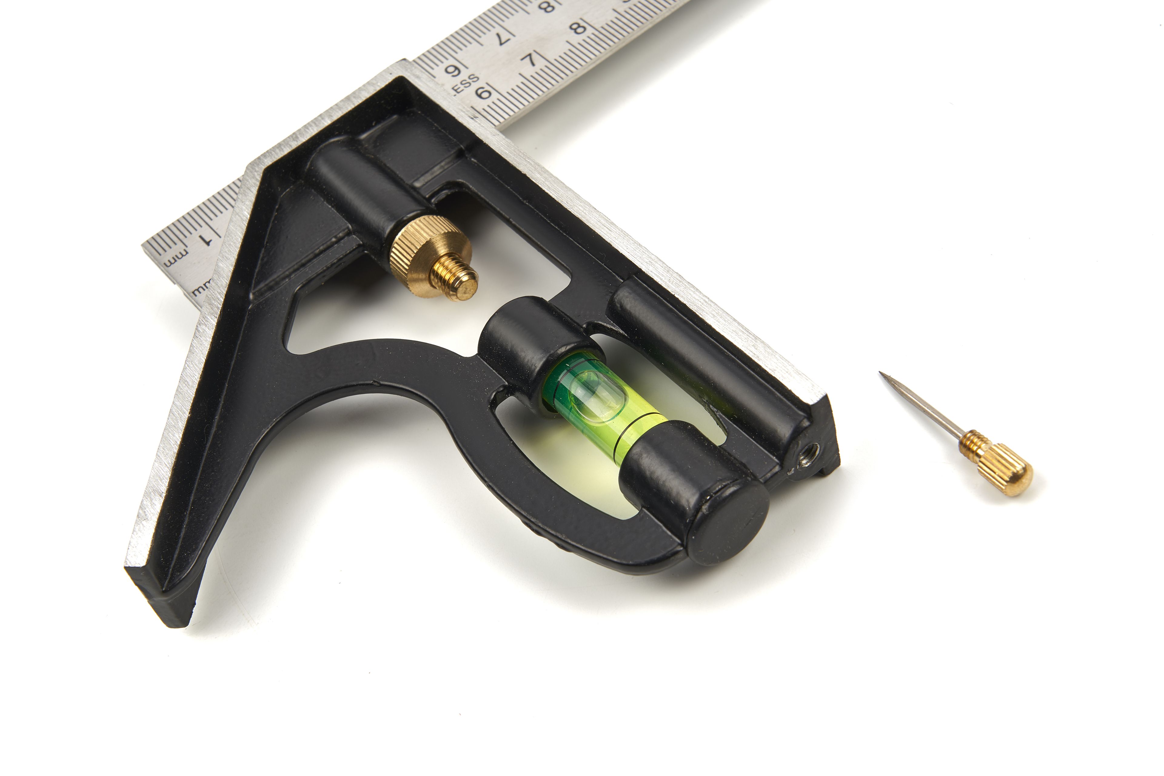 HBM 300 mm. Verstelbare Combinatie Winkelhaak Met Libel Image 7