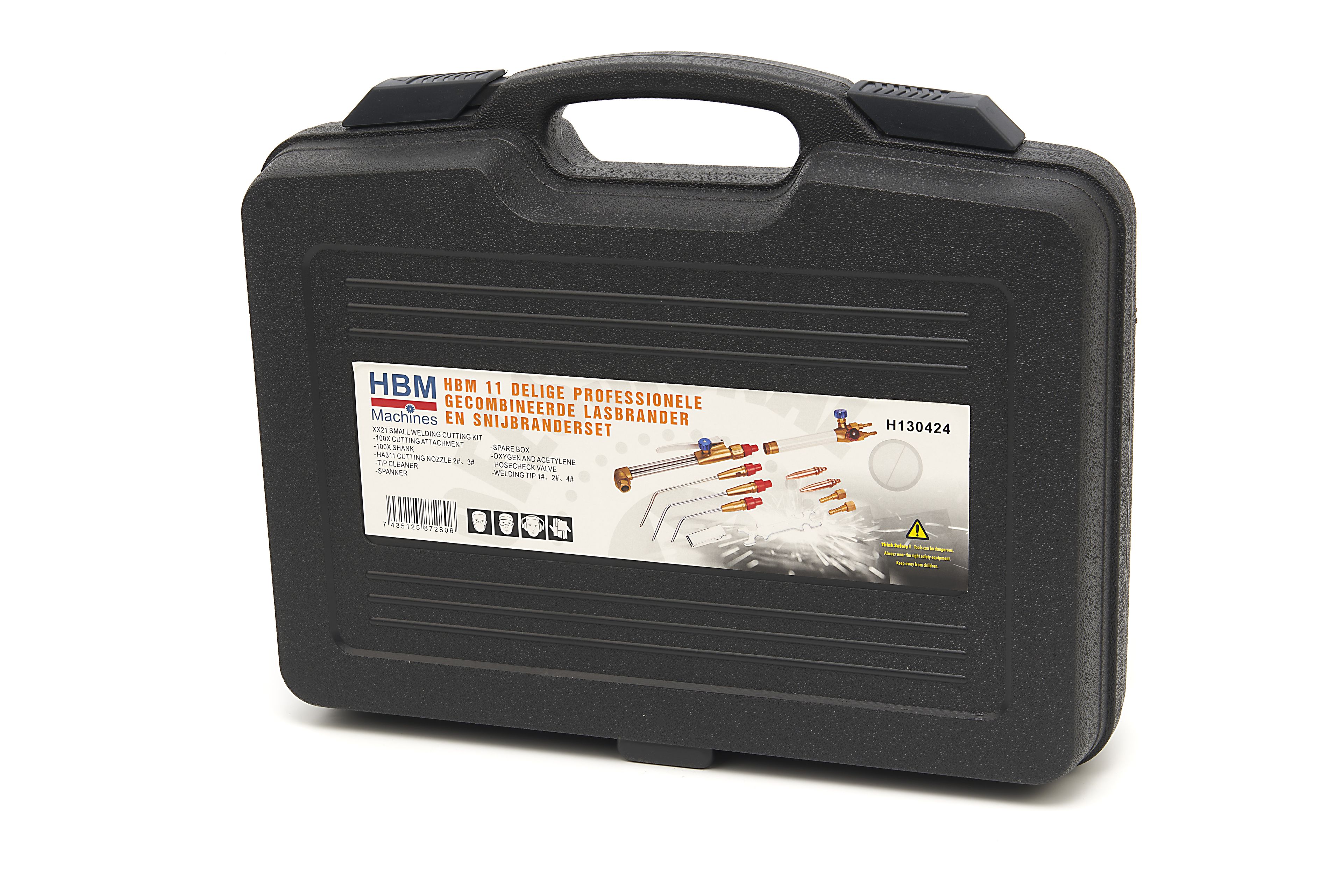 Set di bruciatore per saldature e taglio HBM combinato 11 pezzi Image 12
