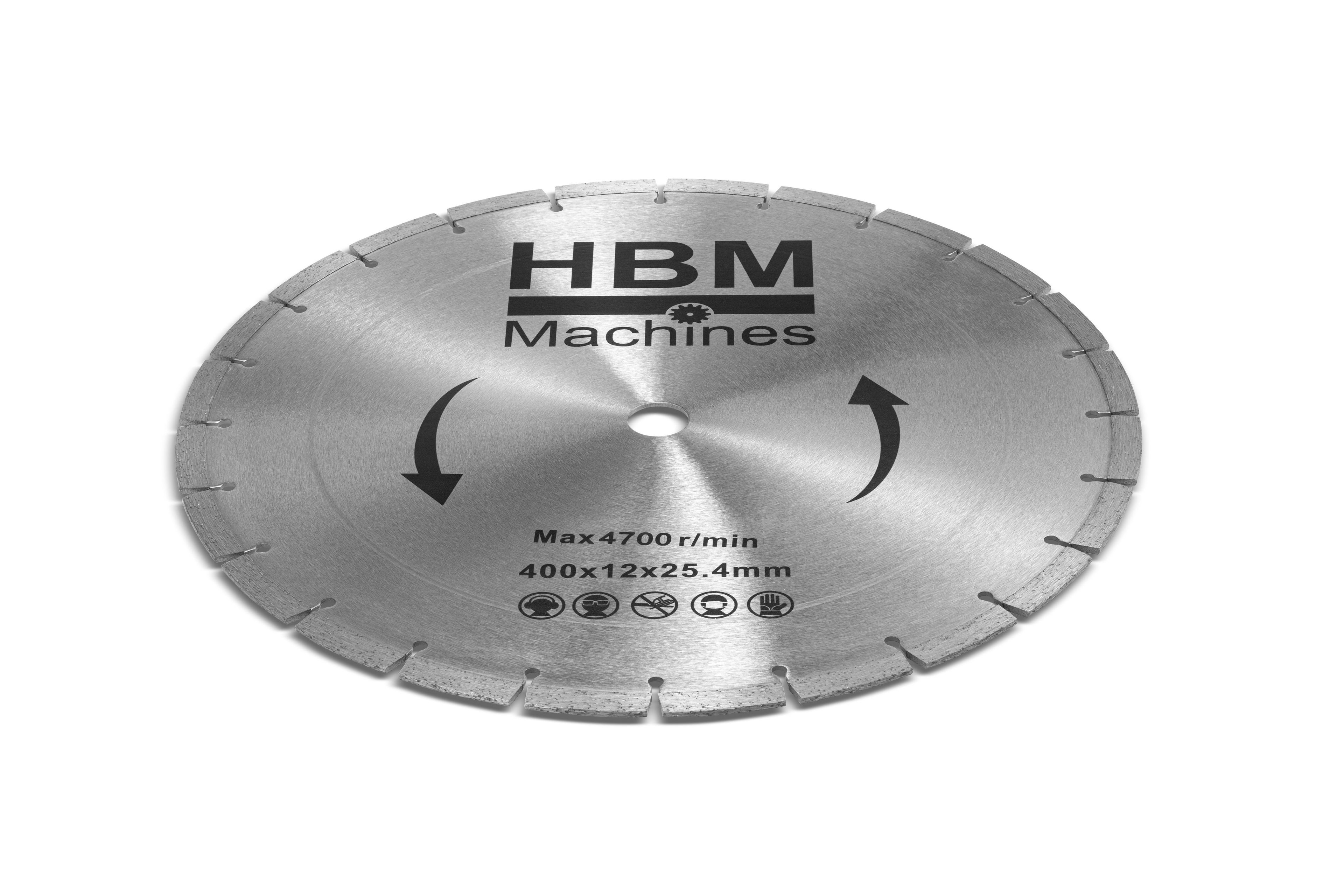HBM Sägeblatt 400 mm für HBM professionelle Betonsäge, Bandsäge, Trennschleifer Image 2