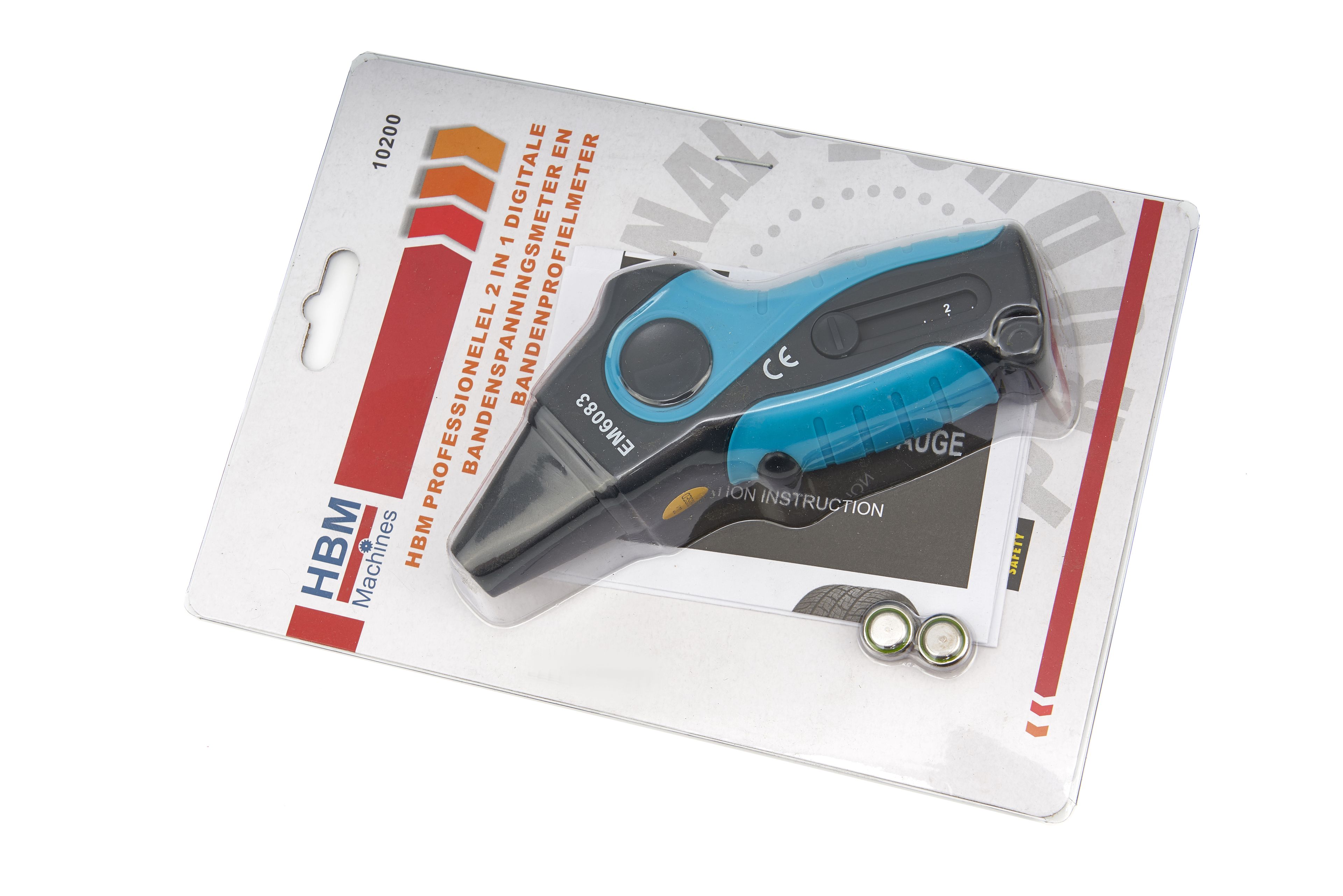 HBM Professionele 2 in 1 Digitale Bandenspanningsmeter en Bandenprofielmeter Image 7