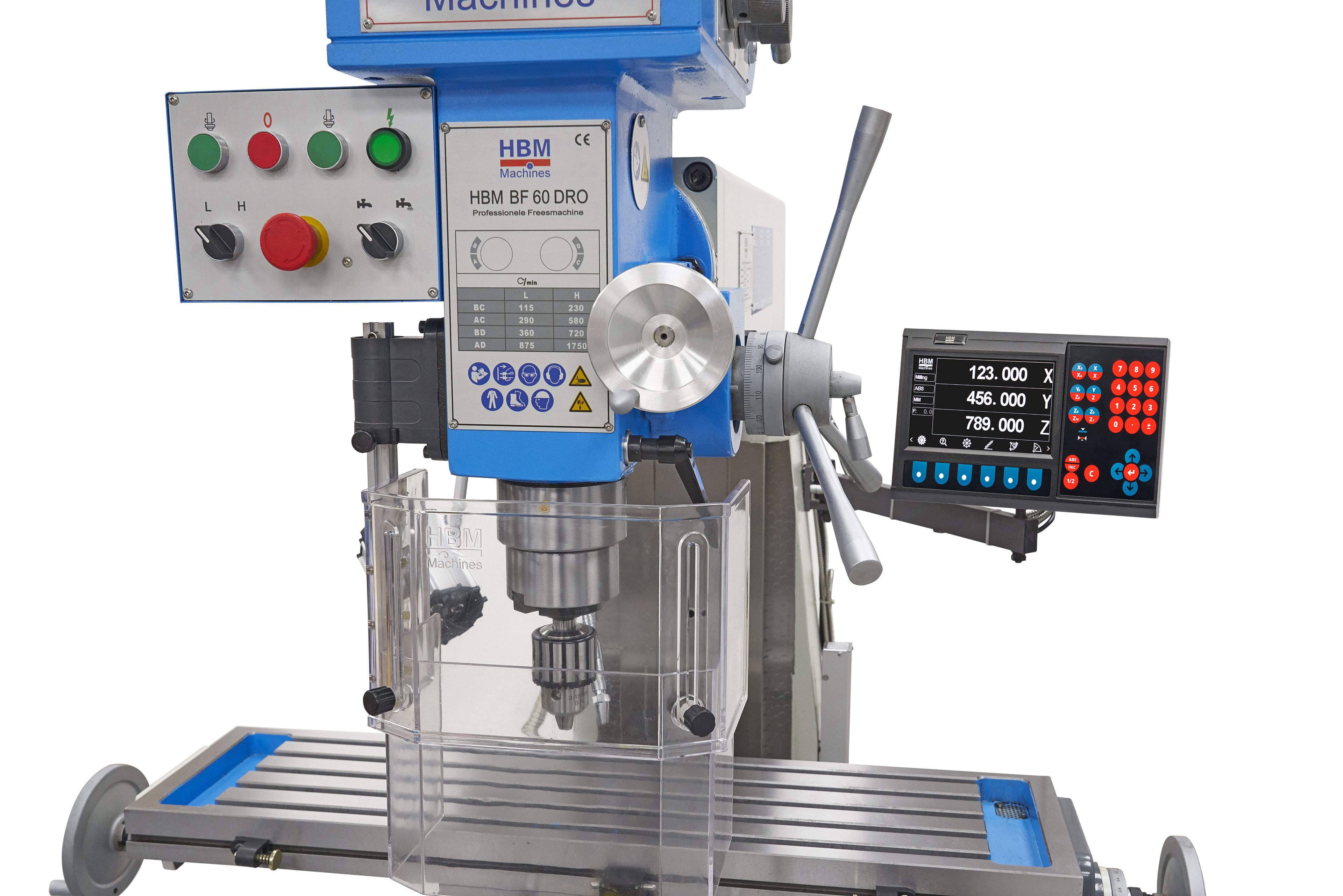 HBM Fräsmaschine BF 60 Profi digitale Anzeige Image 8