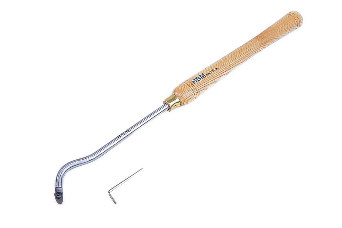 HBM Cuchilla de torneado de madera con punta HM