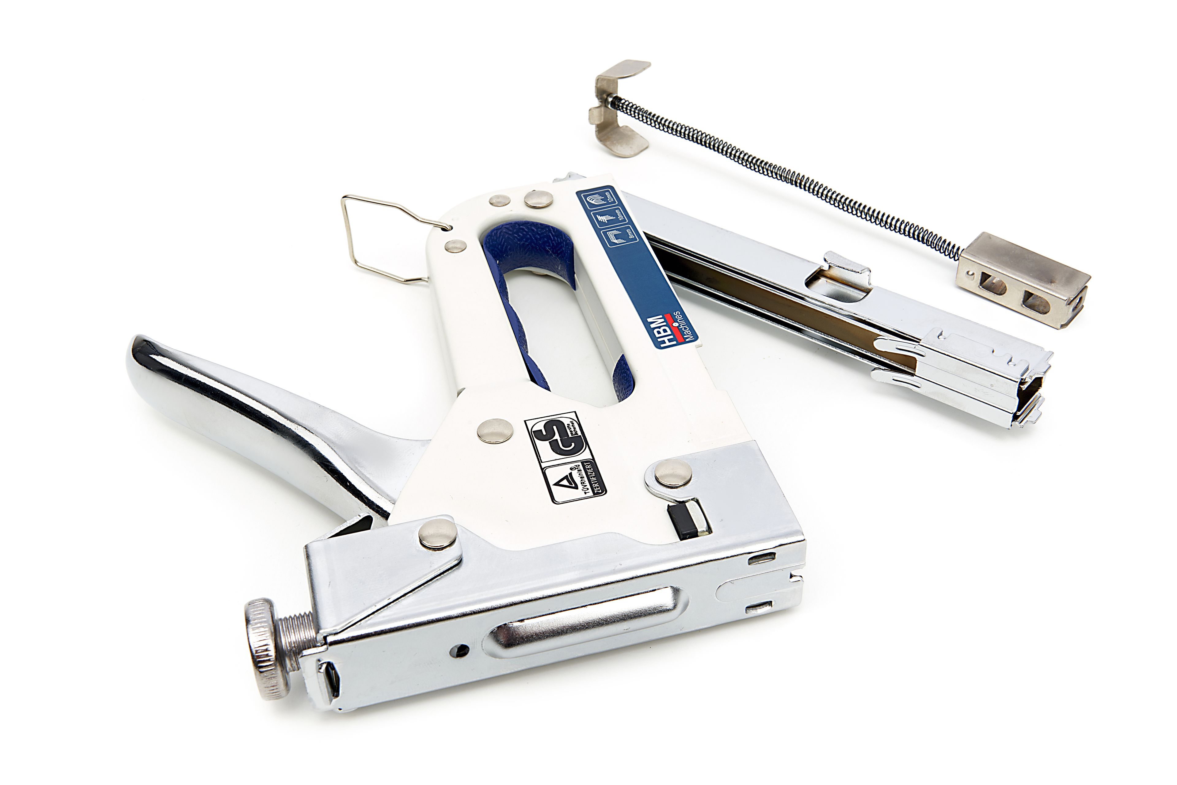 HBM 3 en 1 Handtacker en acier, agrafeuse pour agrafes, agrafes et clous Image 5