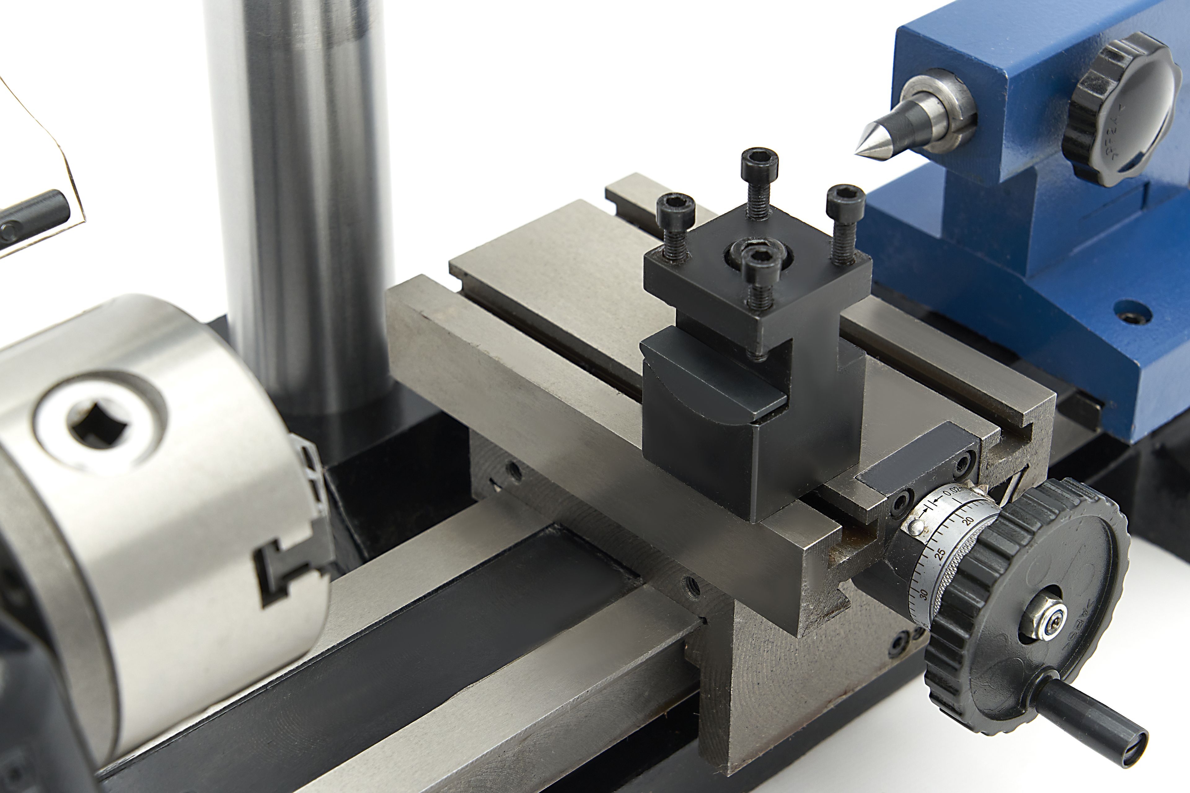 HBM mini tornio per metallo 140 x 250 compact BF Image 14