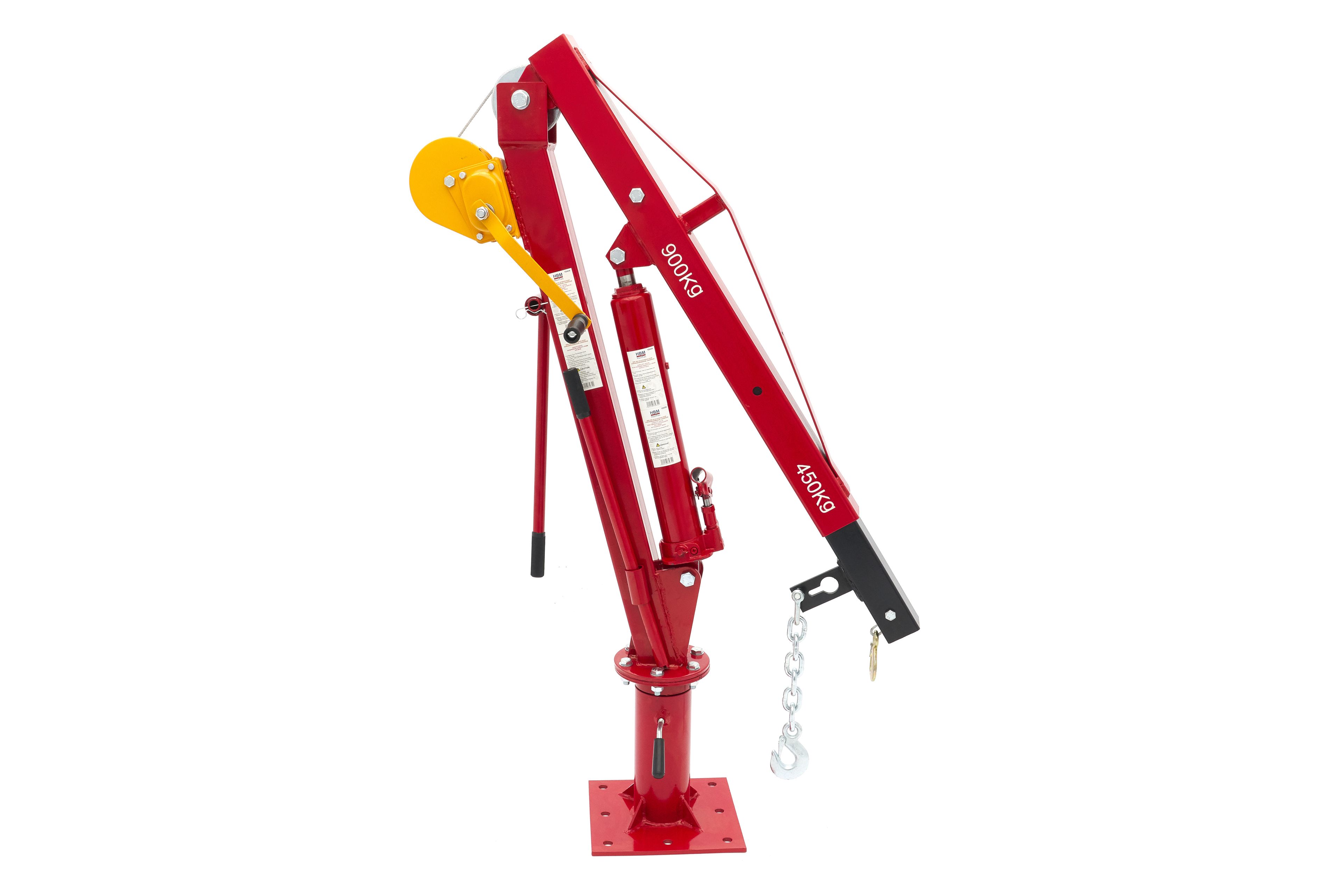 HBM Gru idraulica per rimorchio da 900 chilogrammi, gru di carico Image 8