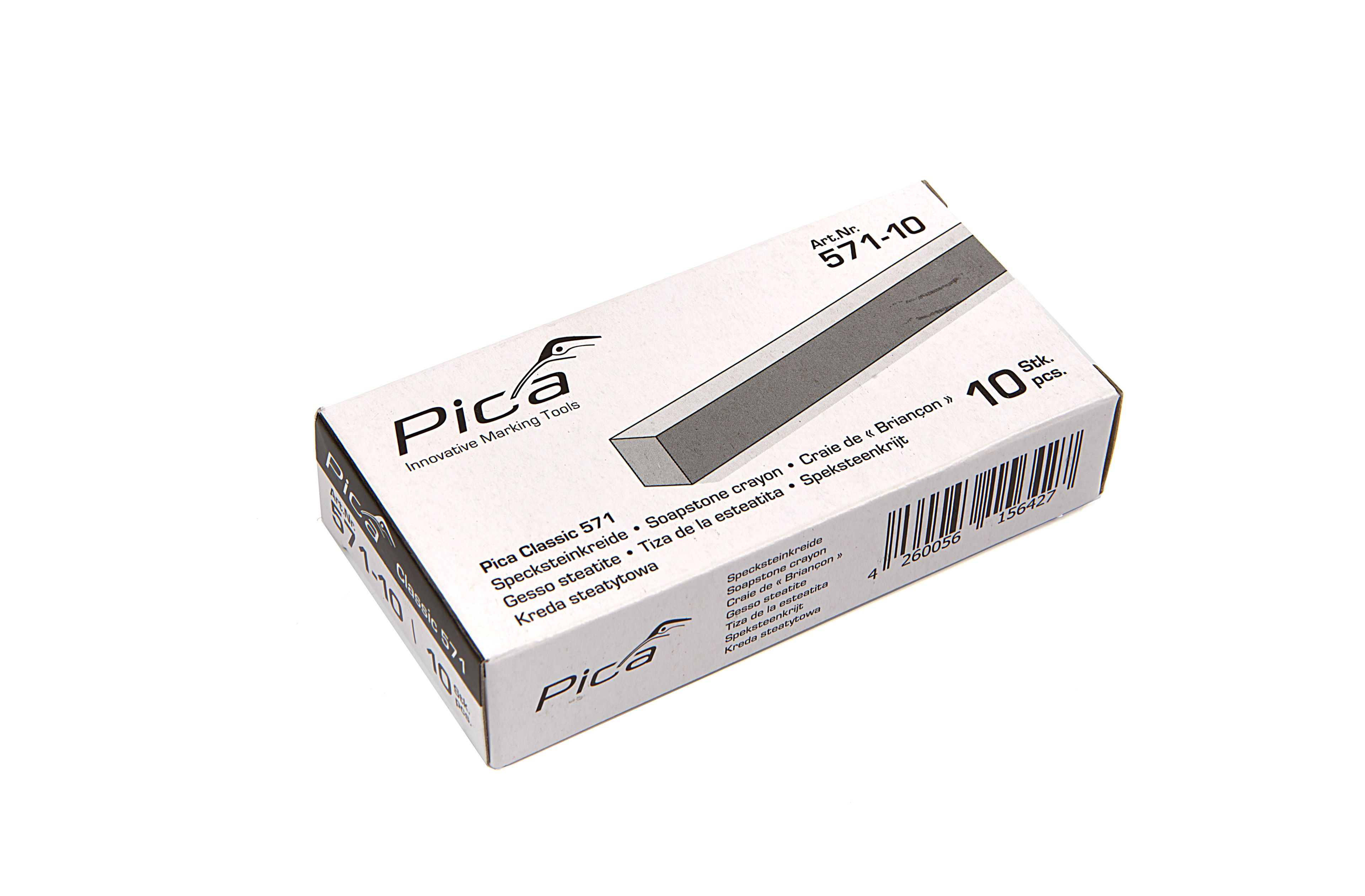 Pica 10st 571 Tiza de esteatita 10x10x100 mm Image 2