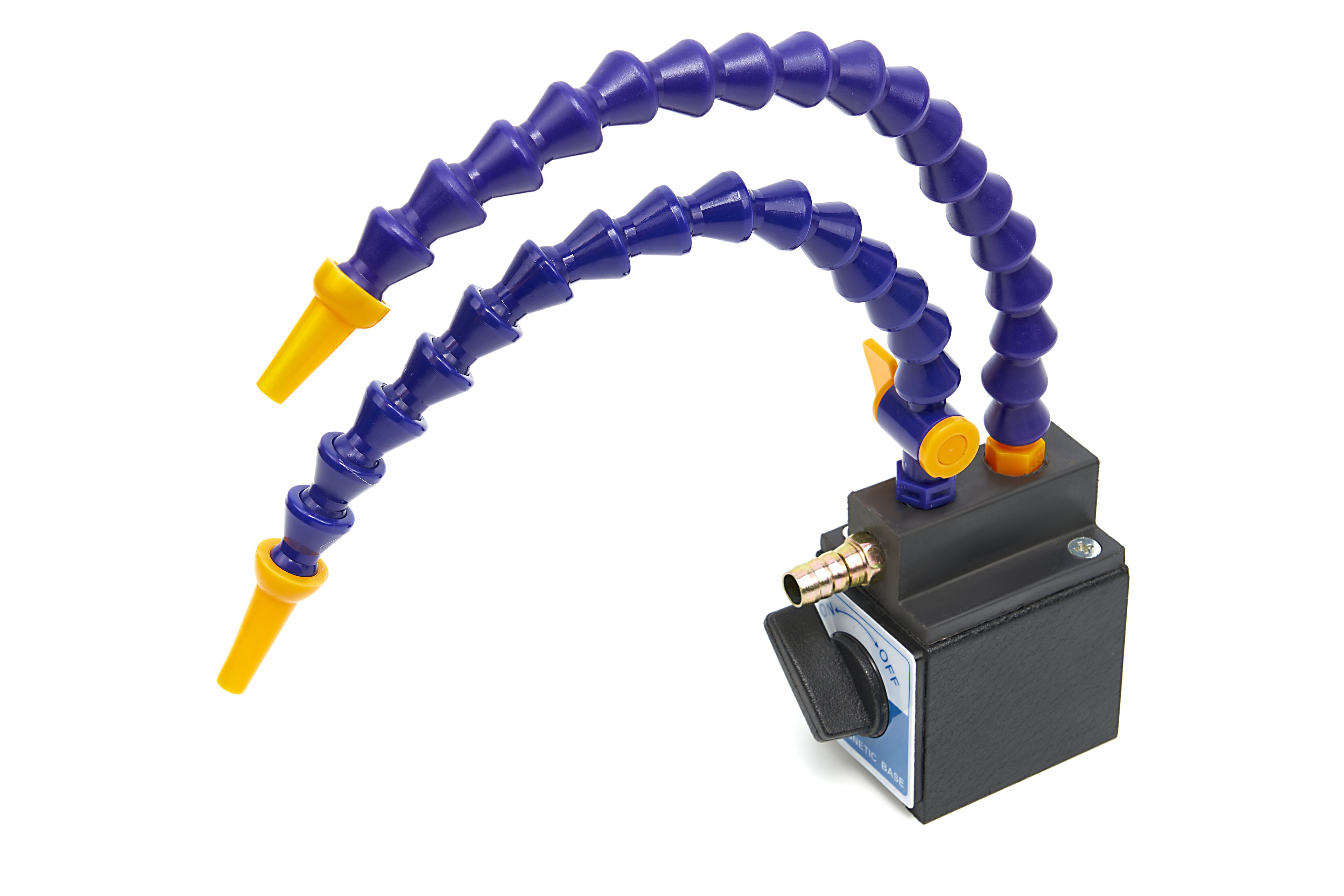 HBM Base magnétique avec 2 x 300 mm. Bras de refroidissement avec robinet Image 2