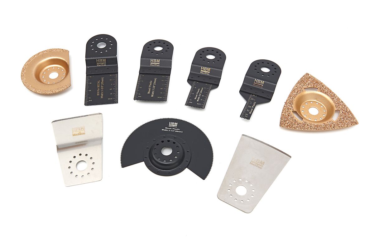 Juego de accesorios HBM de 9 piezas para multitool
