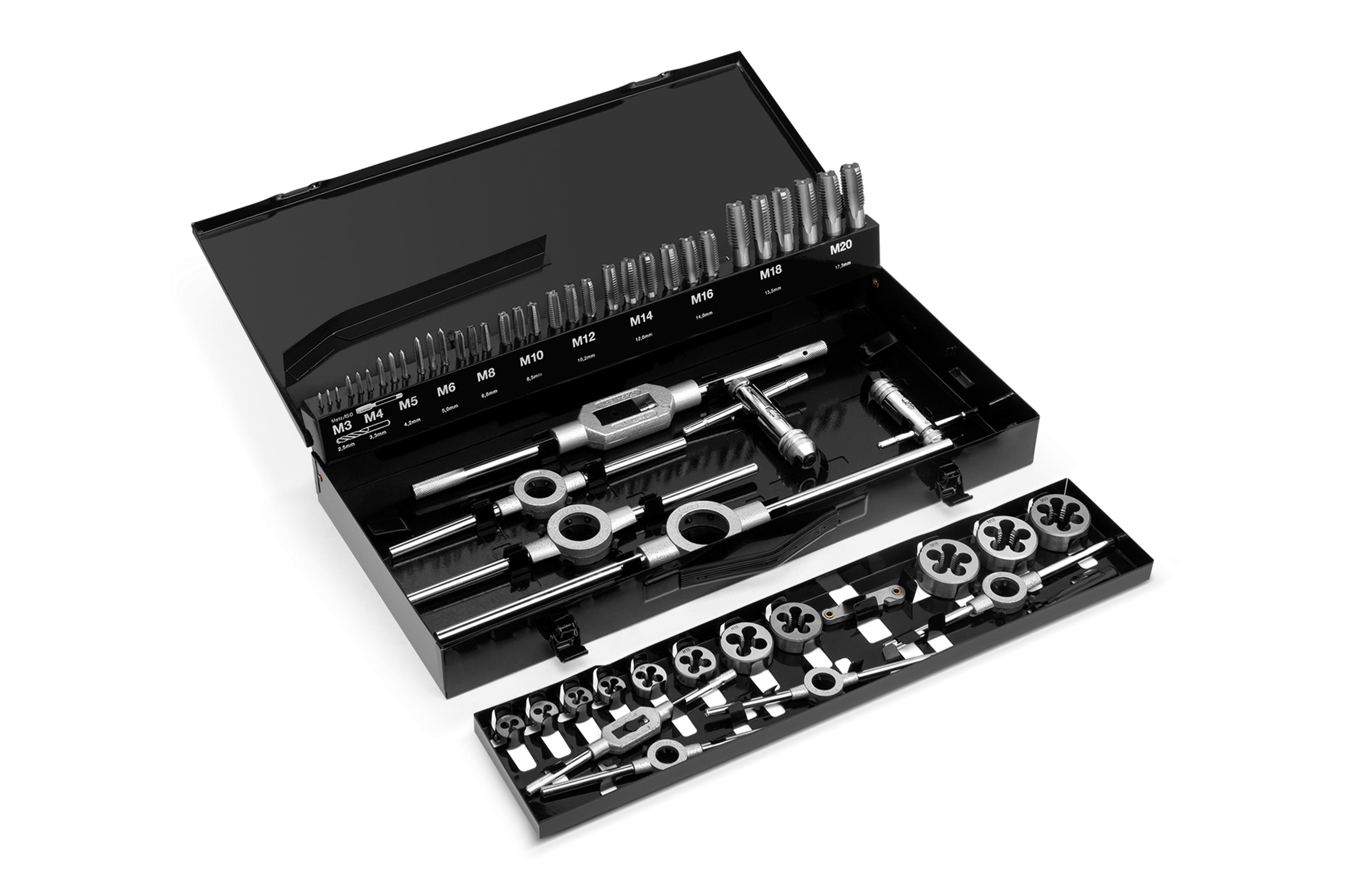 HBM tapset, tap- en snijset, 56-delig, M3 - M20 Image 2