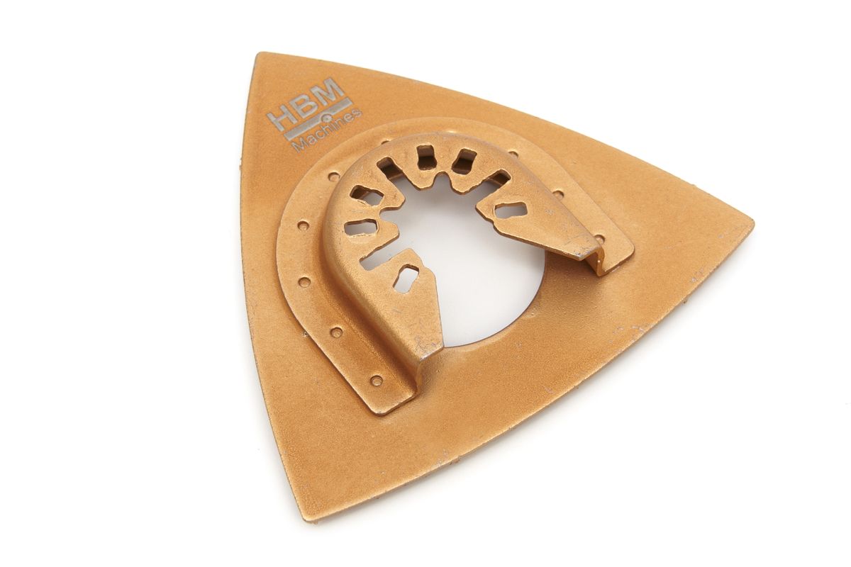 HBM 78 mm. Suela triangular, hoja de sierra para hormigón y piedra para multitool