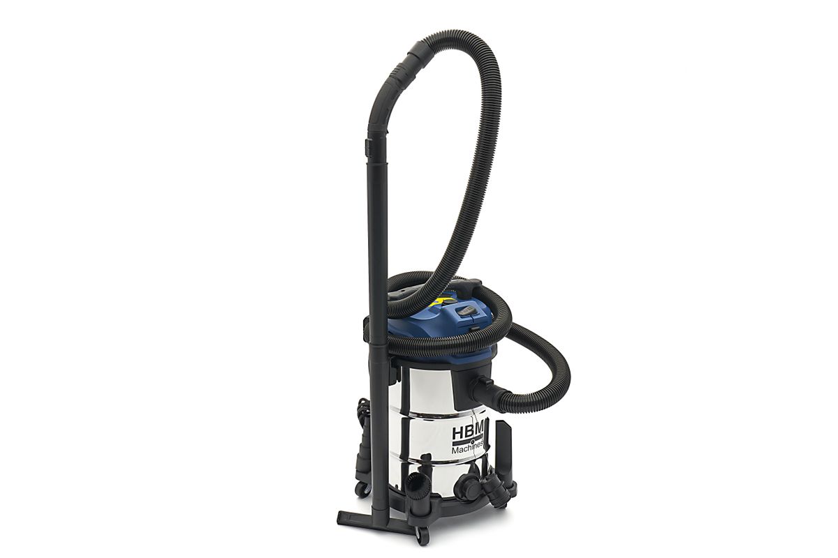 HBM aspiradora de obra húmedo/seco 1300 Watt 30 litros clase M