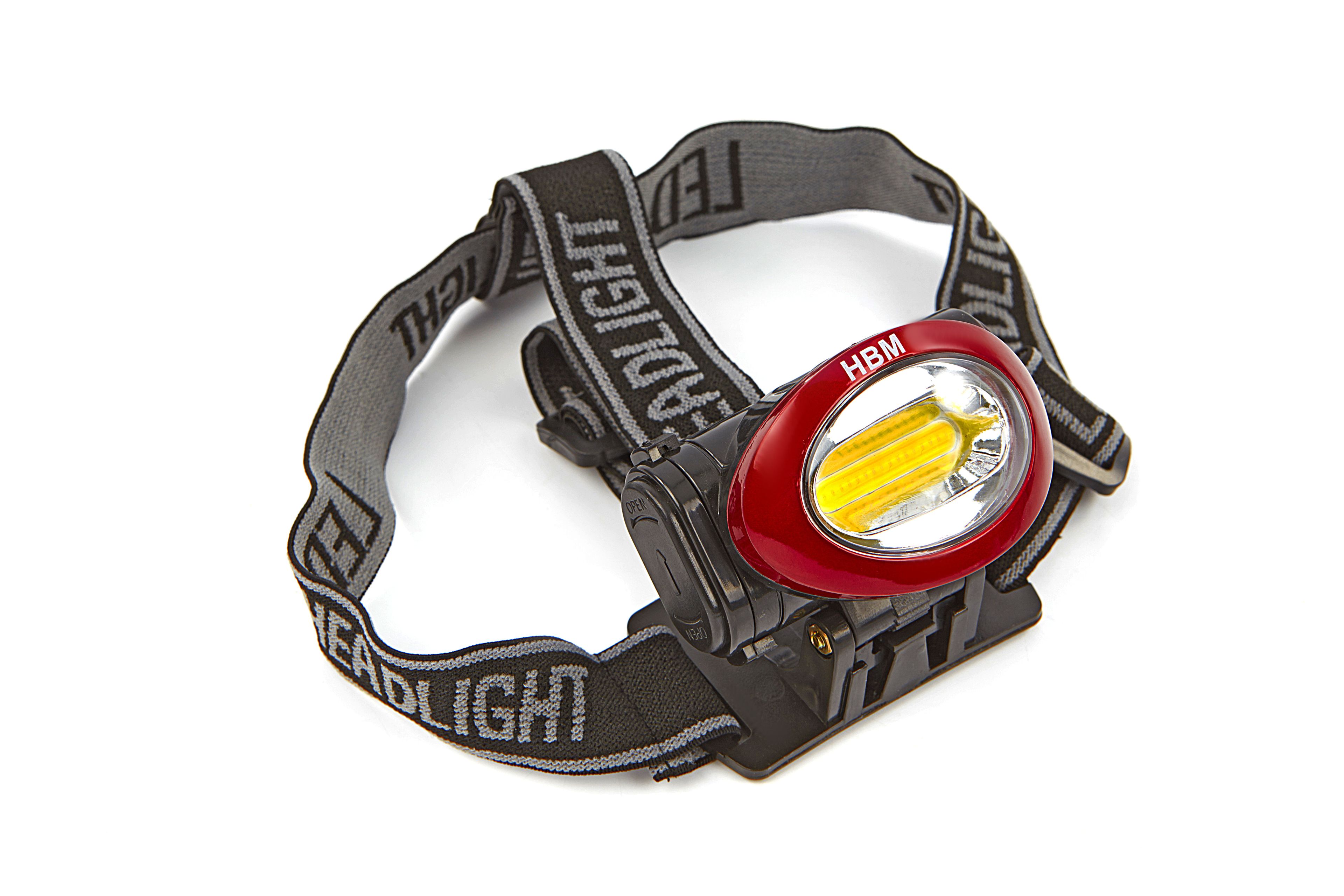 HBM lampe frontale LED haute puissance réglable 3 Watt, 120 lumens Image 2